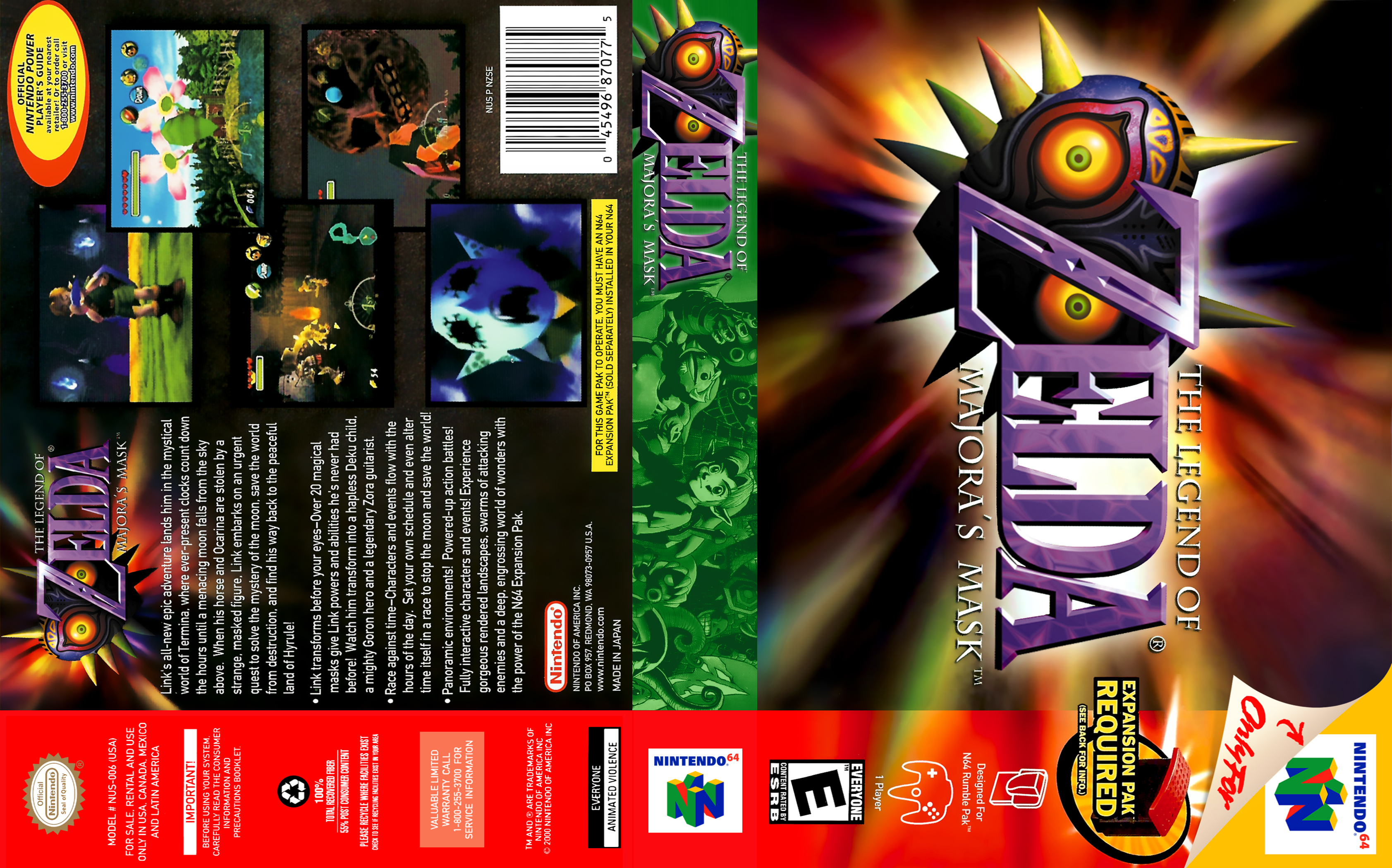 The Legend of Zelda Major as Mask