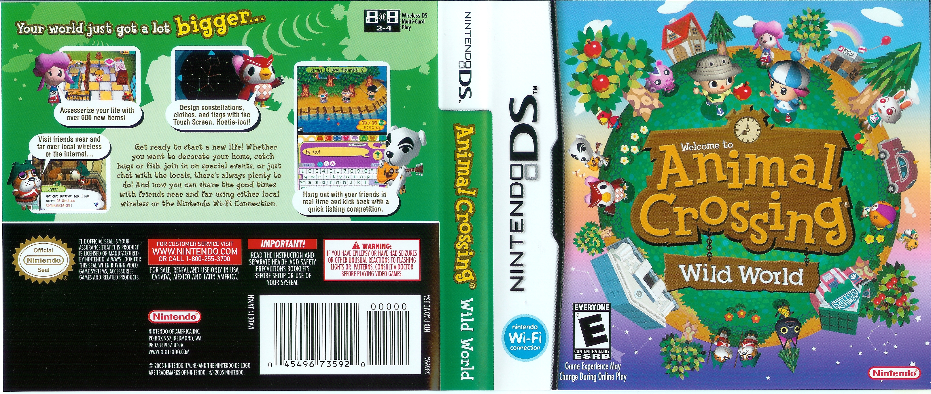 Animal Crossing Wild World Nintendo Ds Covers Cover Century Over 500 000 Album Art Covers For Free