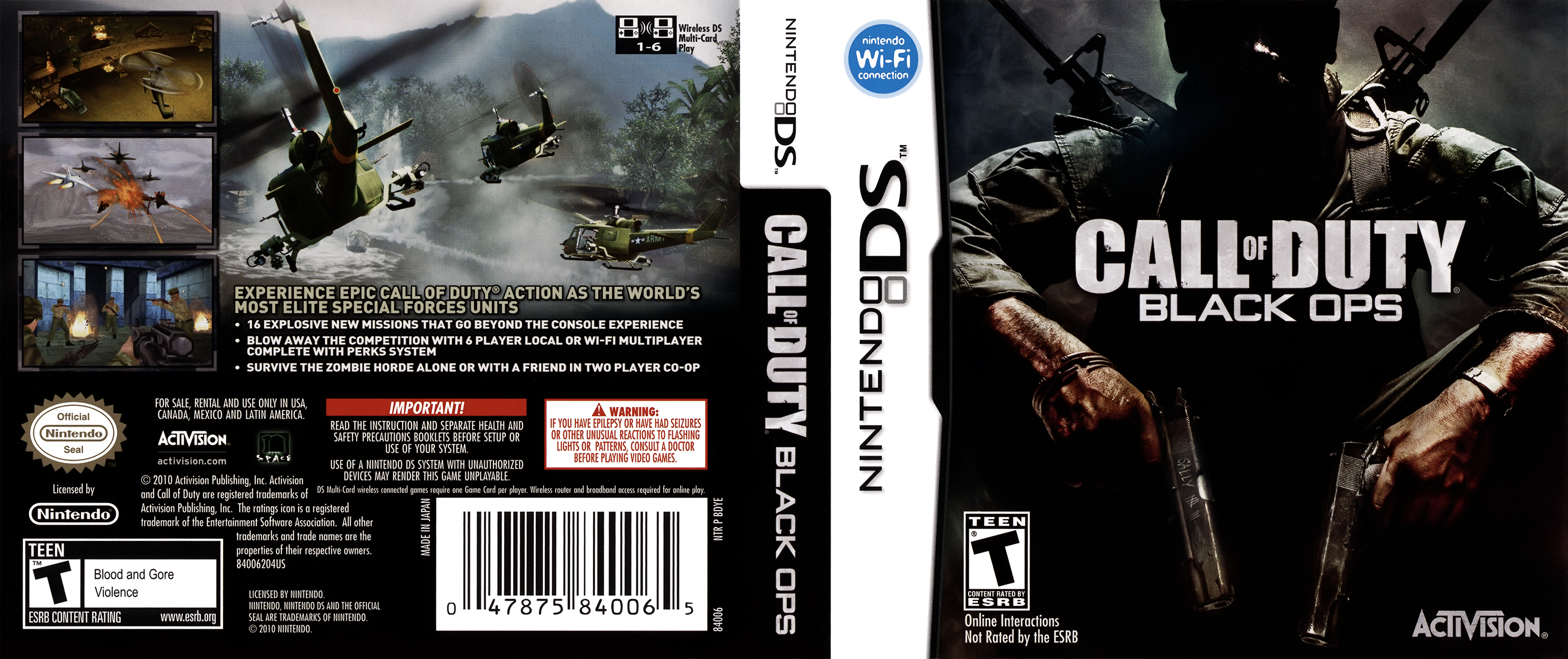 Call Of Duty Blackops Nintendo Ds Covers Cover Century Over 500 000 Album Art Covers For Free