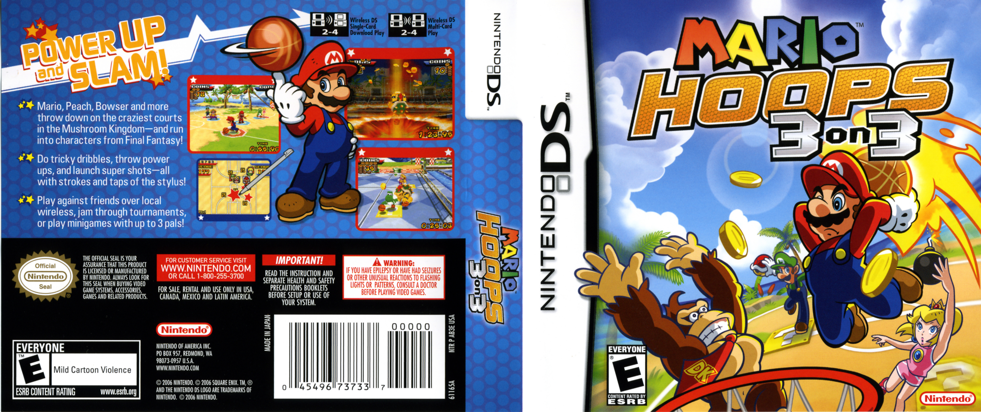 nintendo ds mario basketball