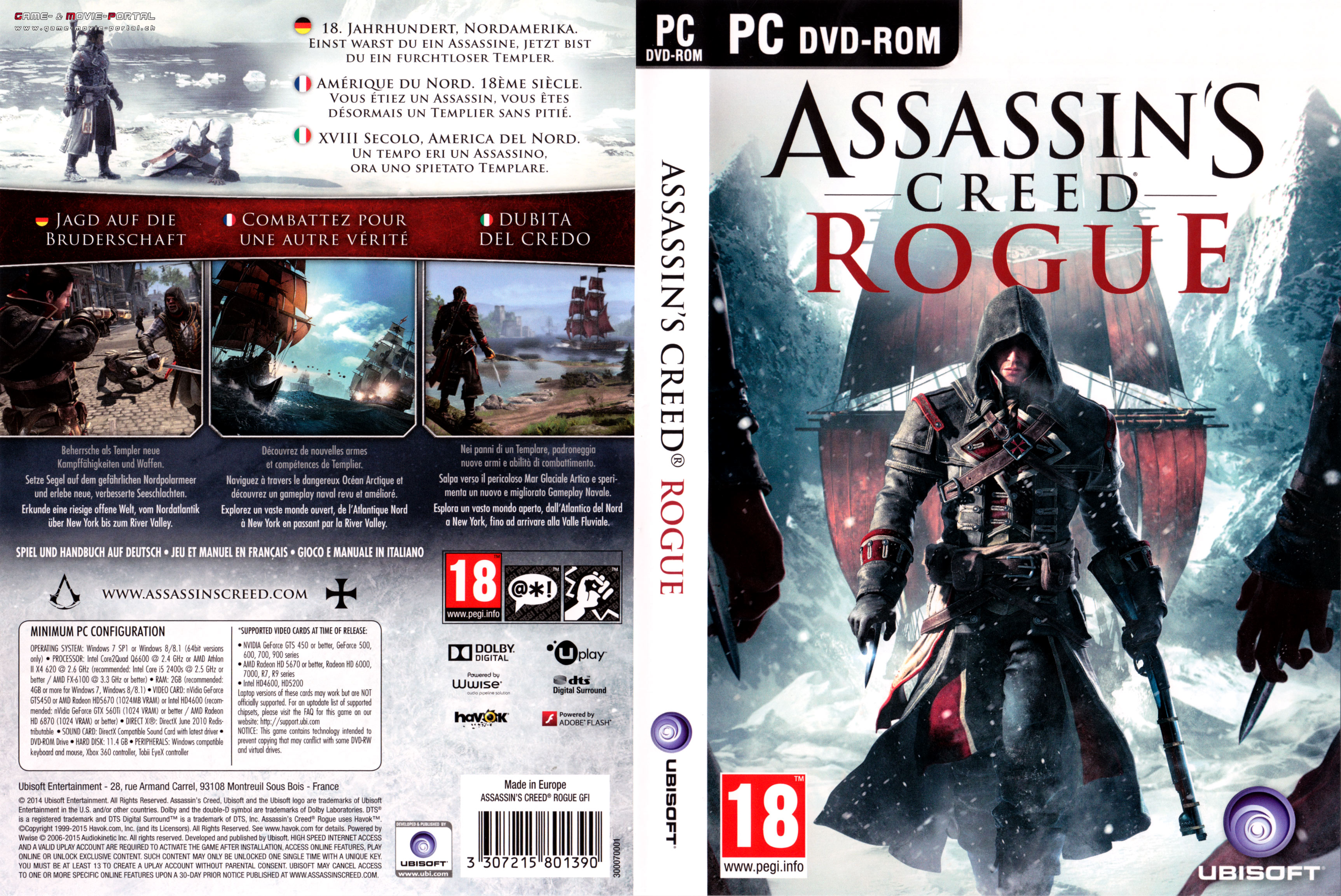 Assassins Creed Rogue Pc Covers Cover Century Over 500 000 Album Art Covers For Free