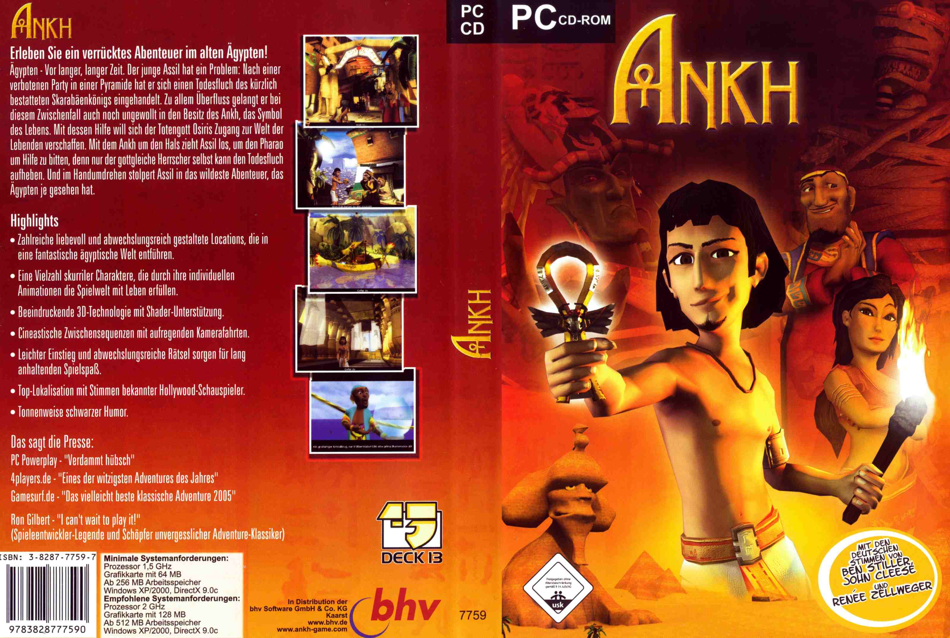ankh  pc games dvd