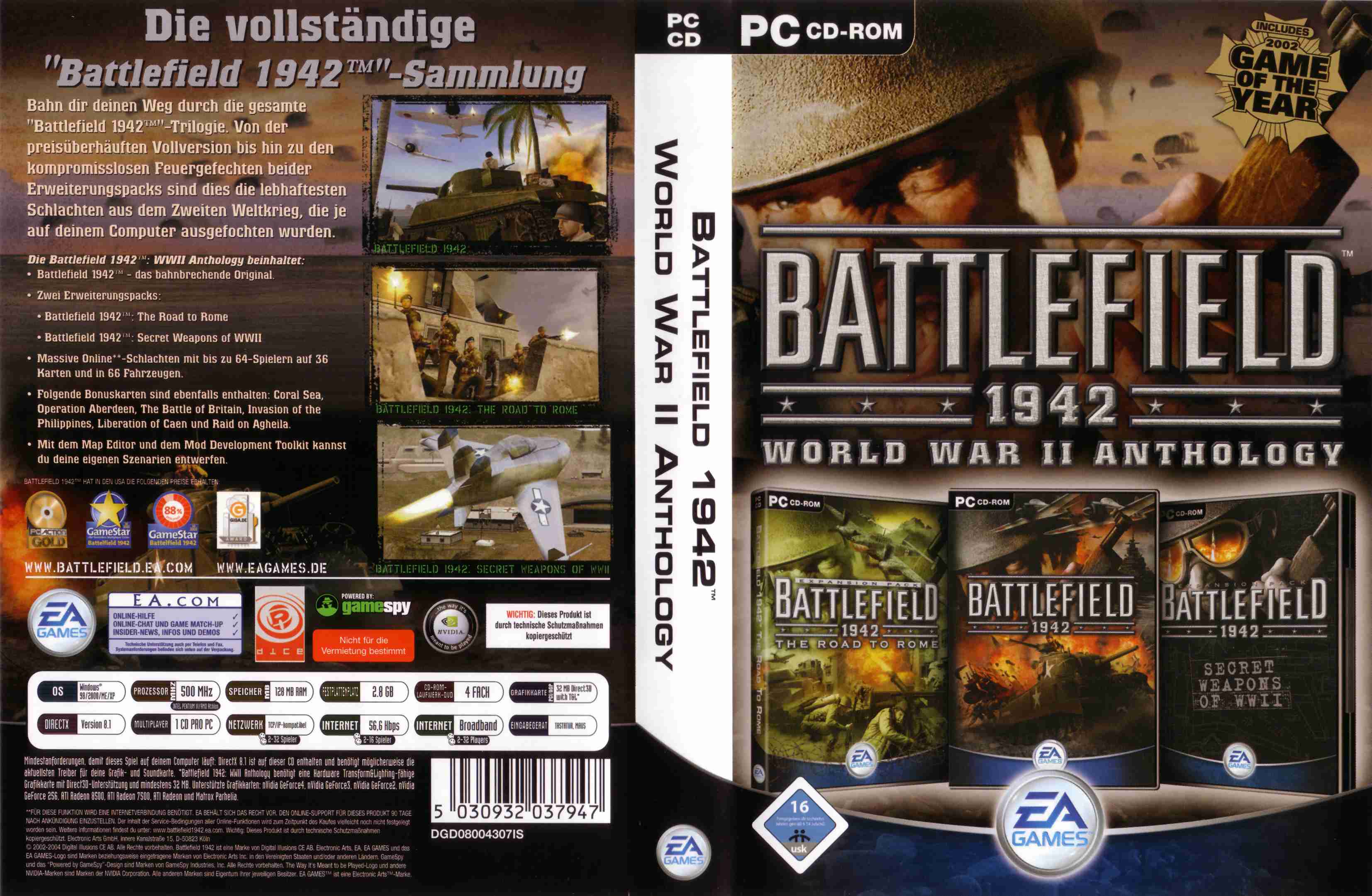 Battlefield 1942 World War Ii Anthology Cd Key battlefield 1942 world war ii anthology pc games dvd | PC Covers