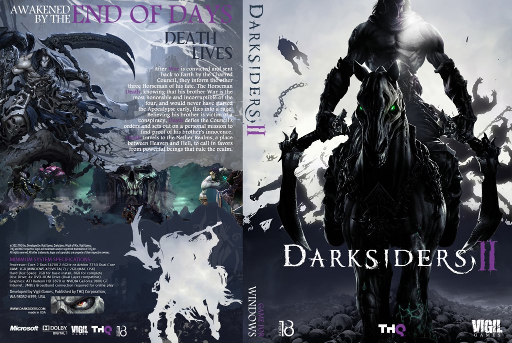 Darksiders II DVD NTSC Custom f Majidblack 001