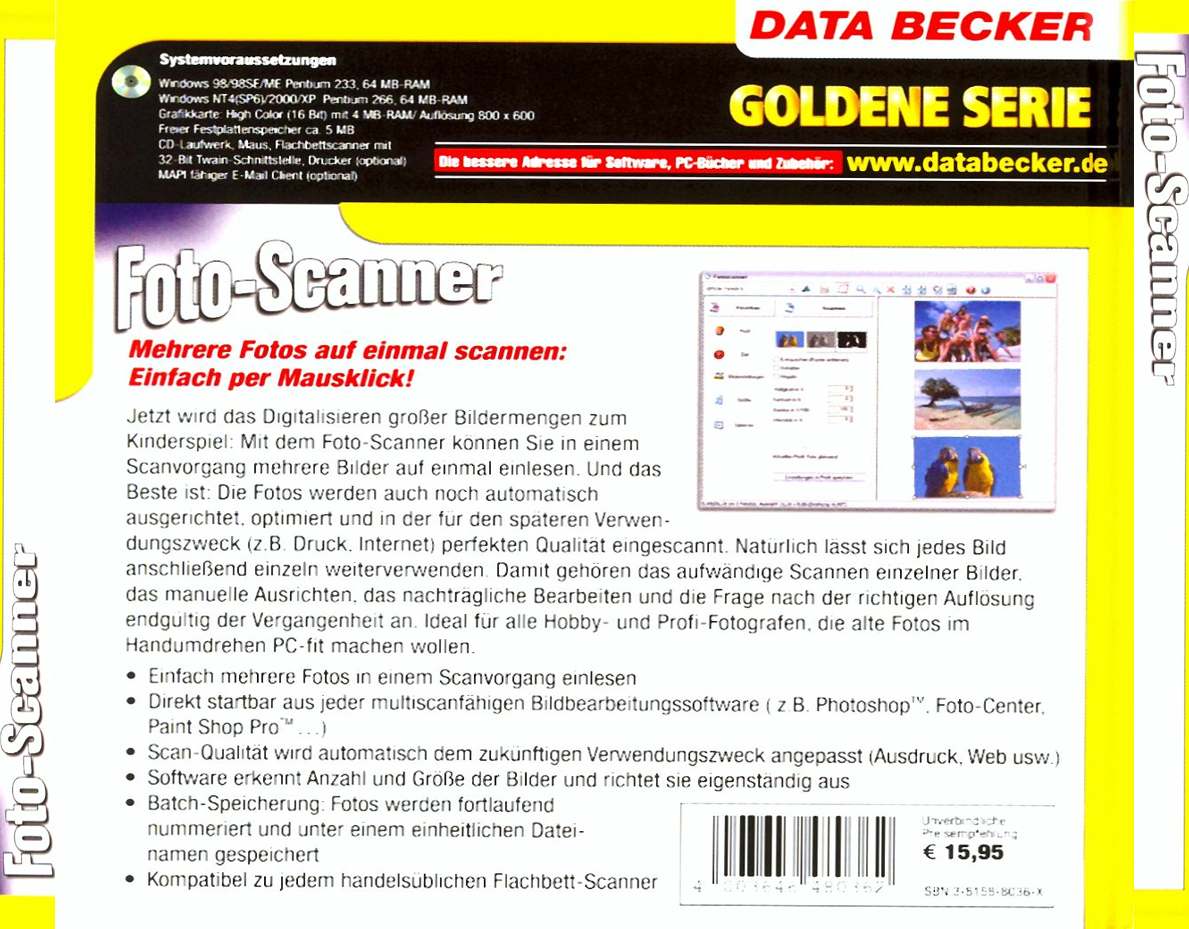 data becker foto scanner b