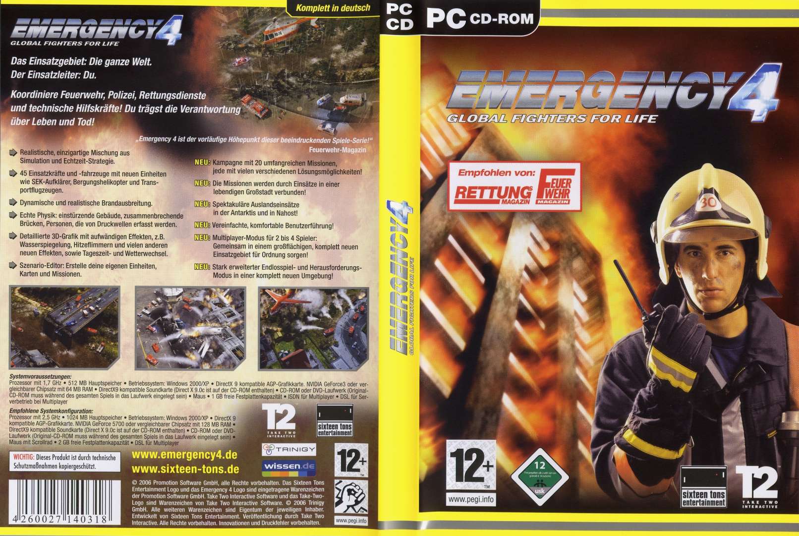 emergency 4 global fighters for life d | PC Covers | Cover Century