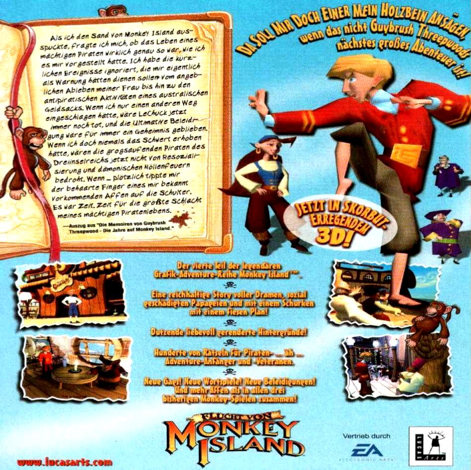 flucht von monkey islands inlay