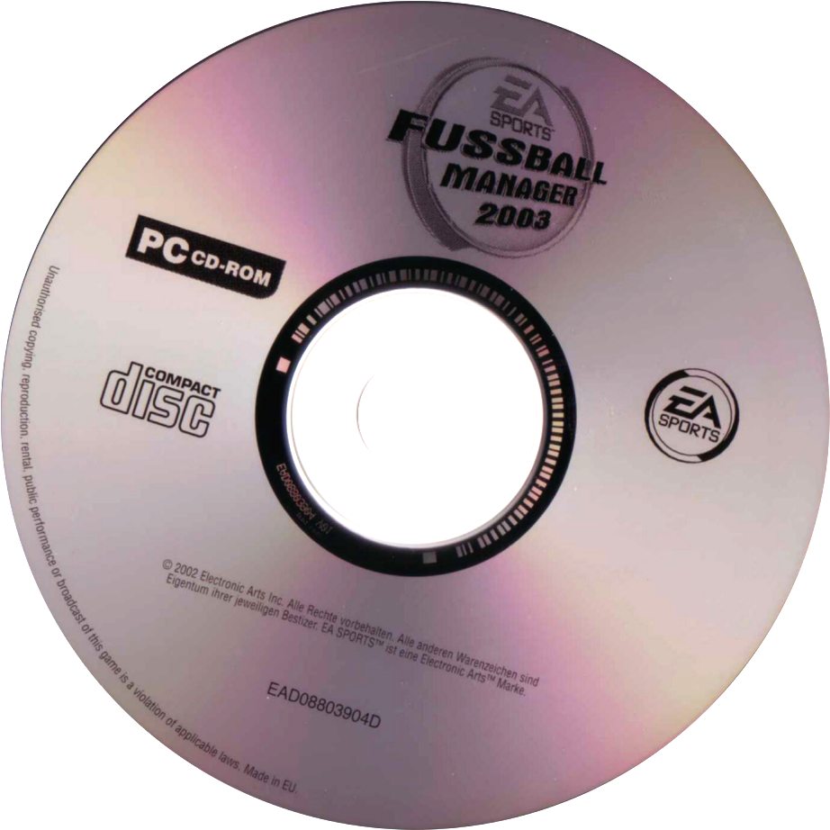 fussball manager  2003 cd