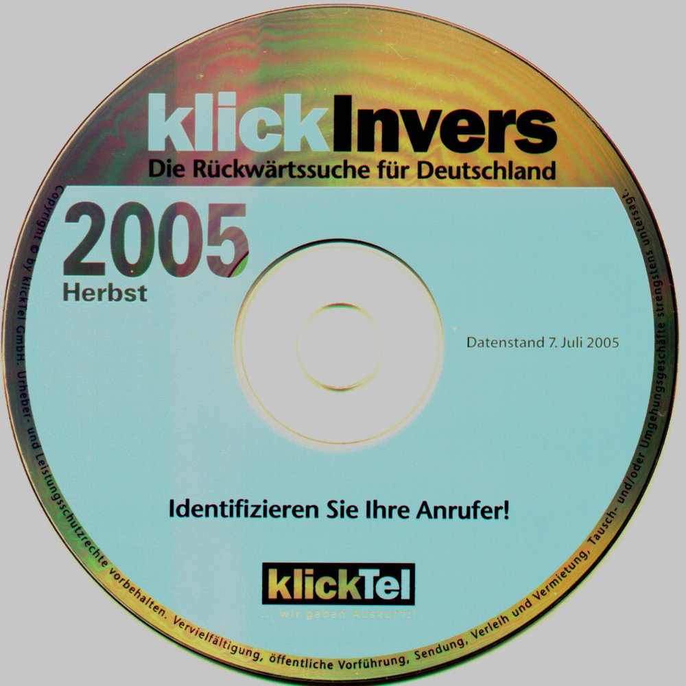 klickinvers 2005 herbst cd
