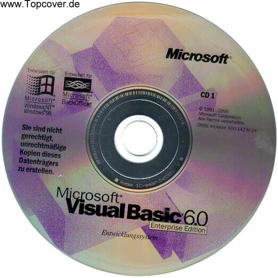 Visual Basic Cd ms visualbasic6 cd1 | PC Covers | Cover Century | Over 1.000.000 Album ...