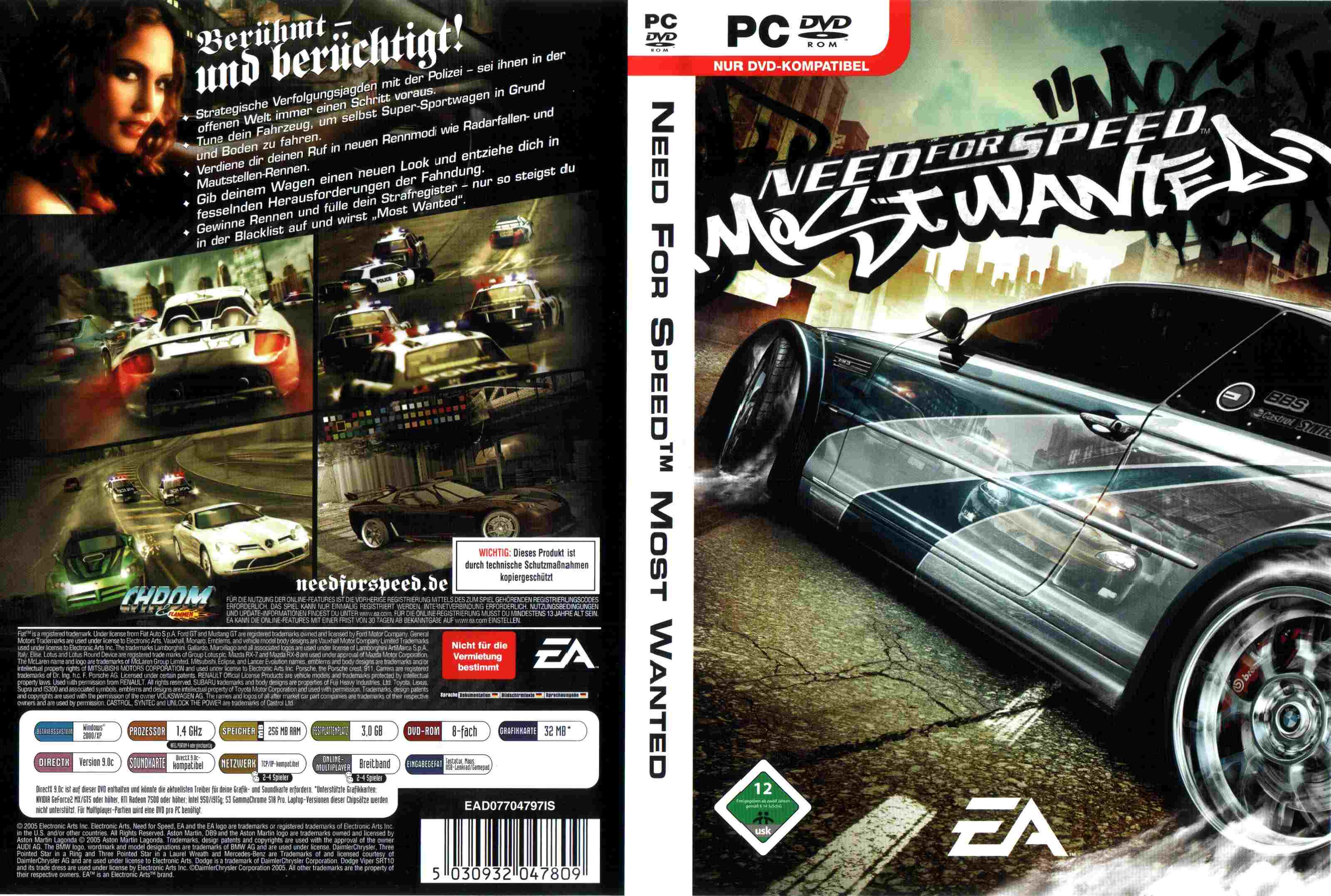 need for speed most wanted pc games dvd | PC Covers | Cover Century ...