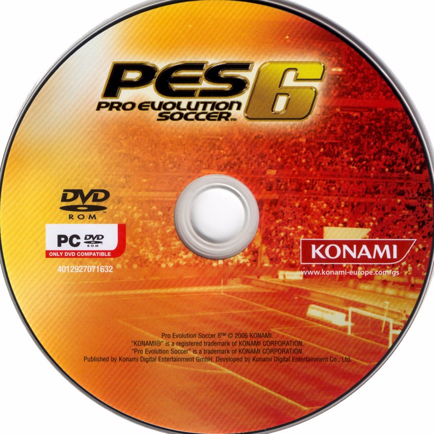 Pro Evolution Soccer 6 DVD PAL CD