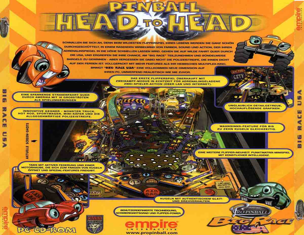 pro pinball  big race usa b2