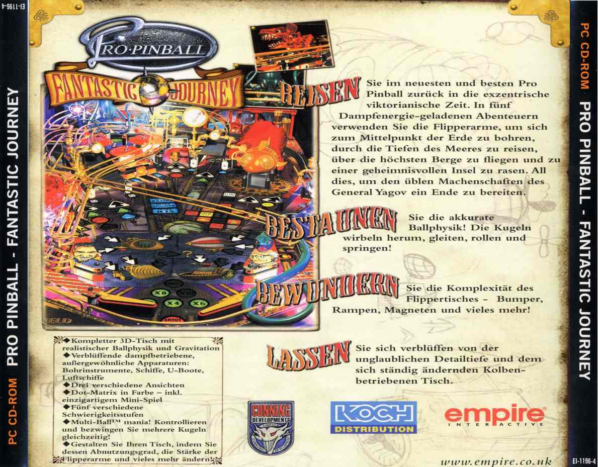 pro pinball  fantastic journey b