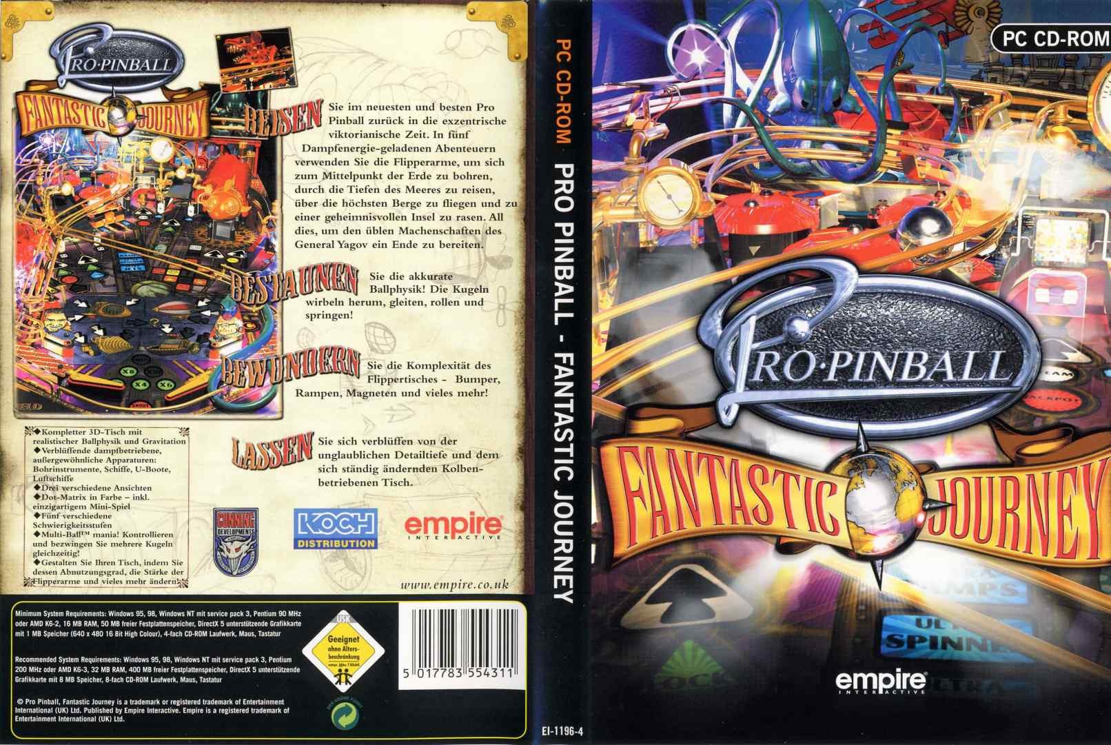 pro pinball  fantastic journey d