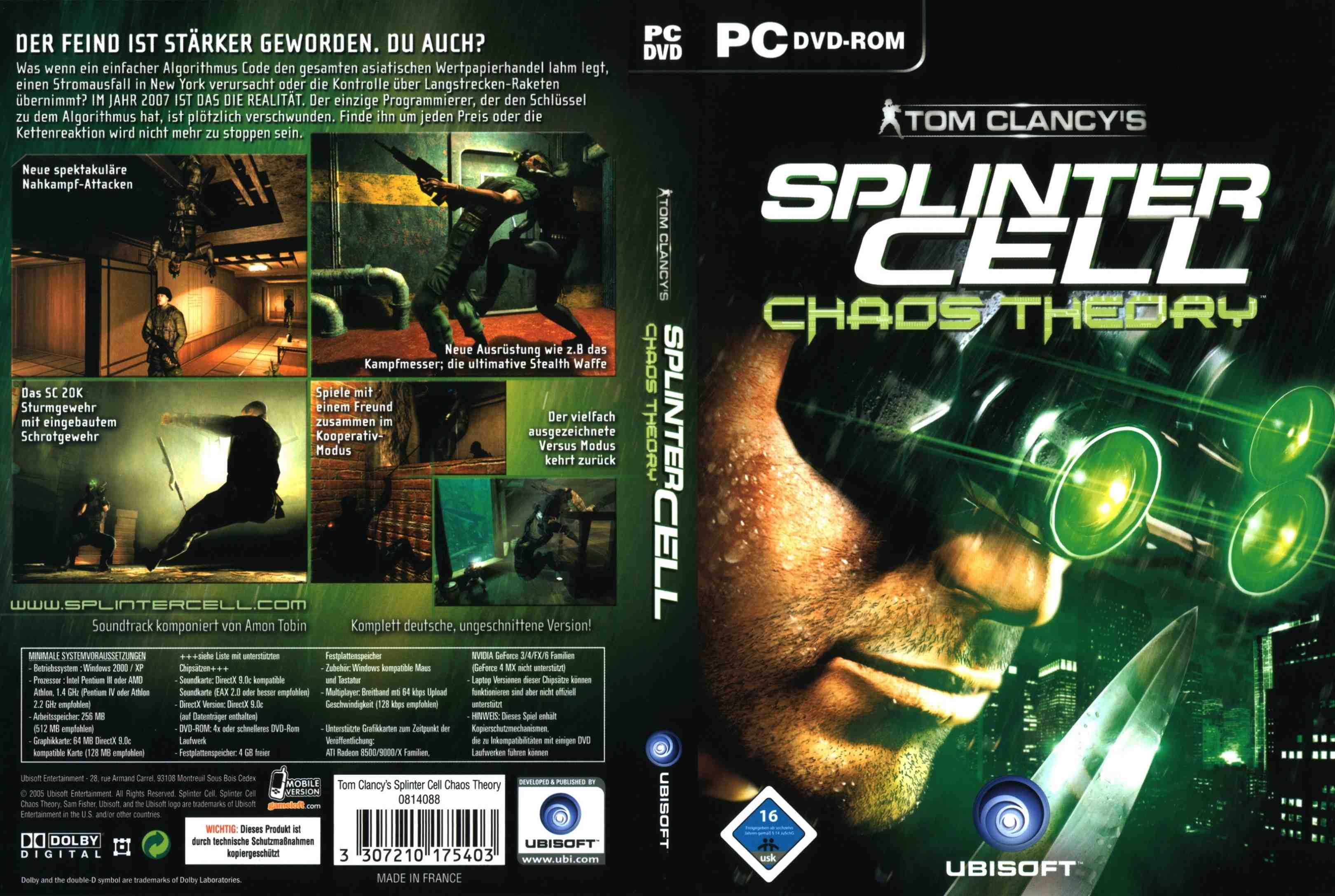 Tom clancy s splinter cell theory chaos. Tom Clancy s Splinter Cell Chaos Theory. Splinter Cell теория хаоса. Tom Clancy s Splinter Cell: Chaos Theory обложка. Теория хаоса Сплинтер.