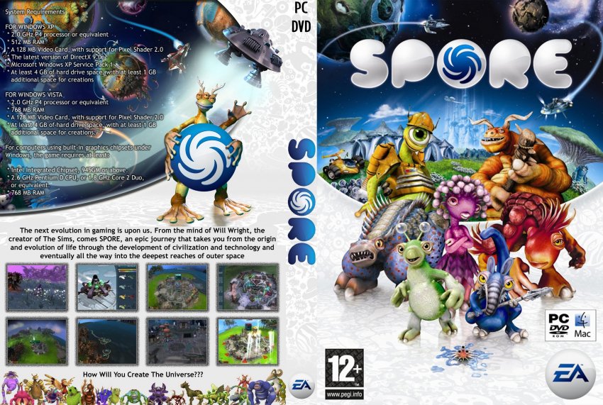 spore pc requirements