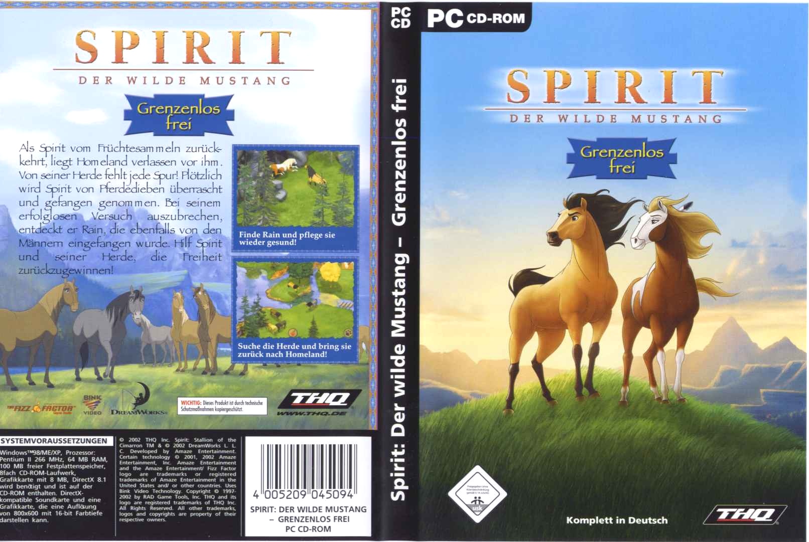 Spirit Der Wilde Mustang Grenzenlos Frei Spiel spirit der wilde mustang grenzenlos frei d | PC Covers | Cover Century
