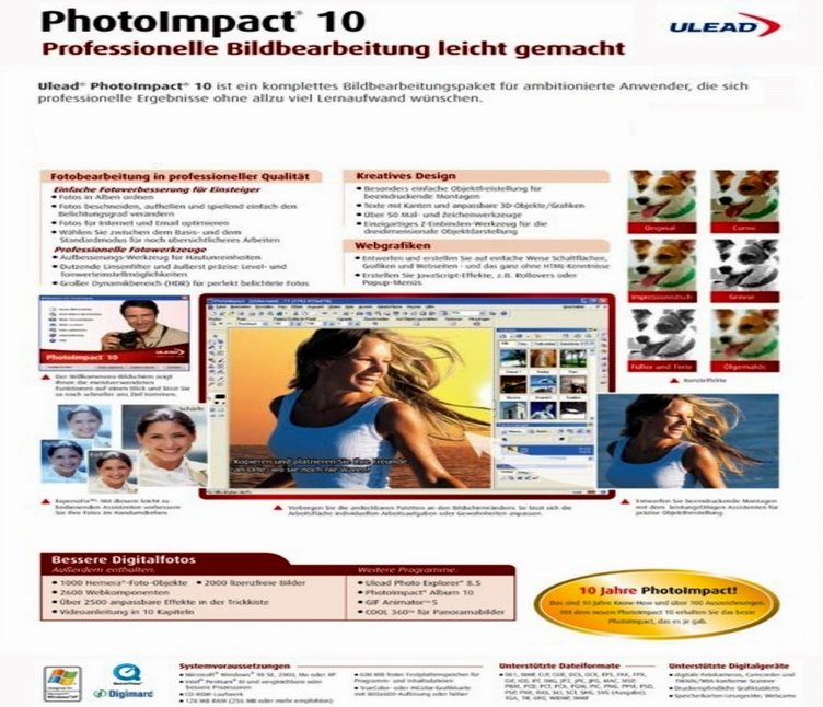 ulead  photoimpact 10  pc appz b