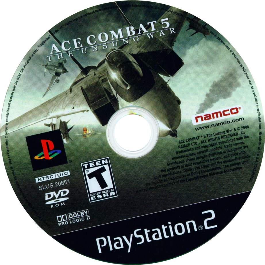 ace combat 5  the unsung war cd