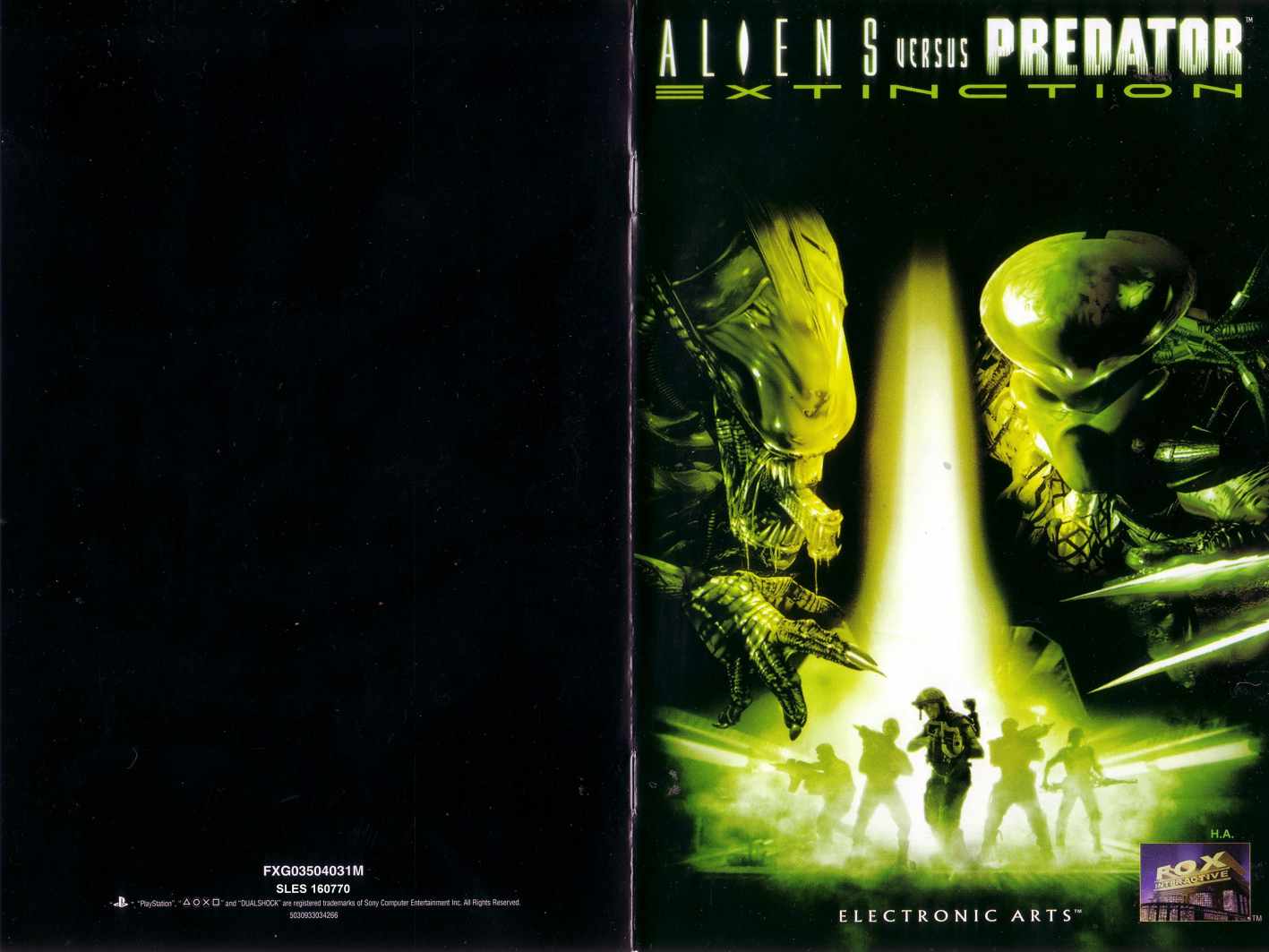 aliens versus predator  extinction db