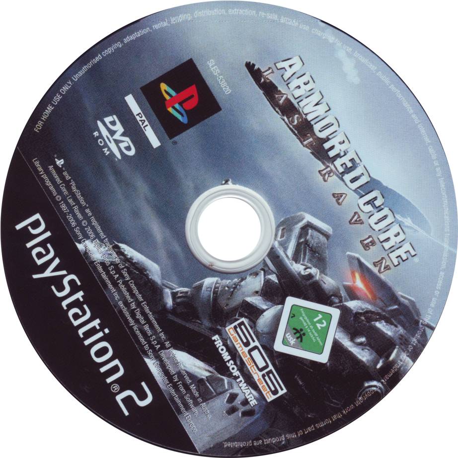armored core  last raven cd