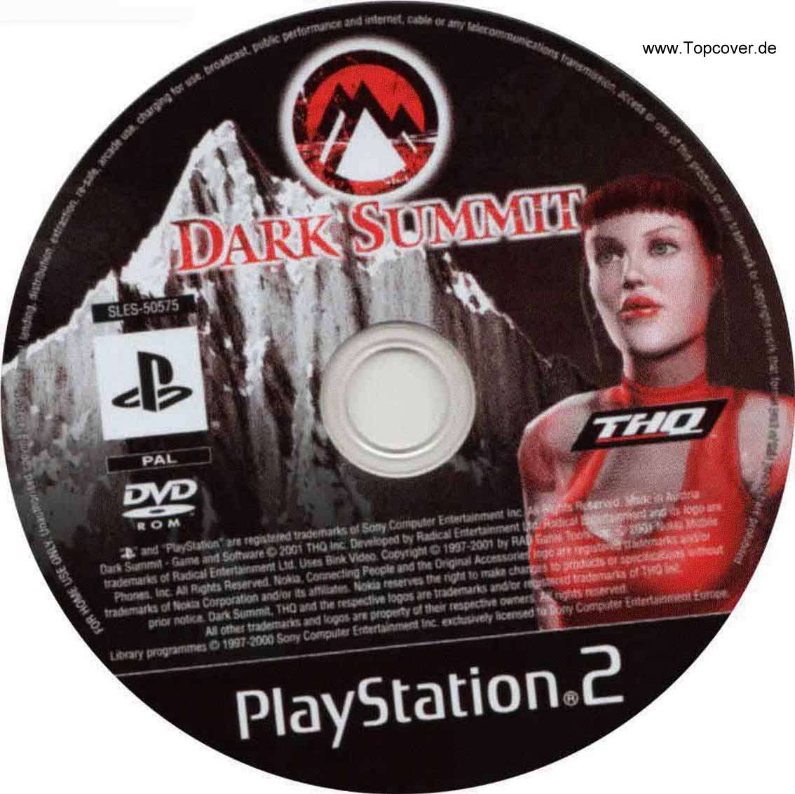 Dark Summit PAL(PS2) CD