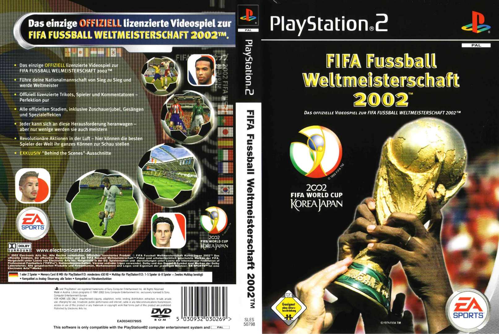 Fifa Fussball Weltmeisterschaft 02 Pal Ps2 Full Playstation 2 Covers Cover Century Over 500 000 Album Art Covers For Free