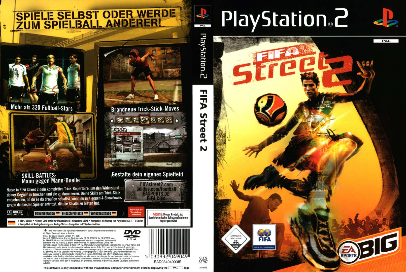 fifa street playstation 2