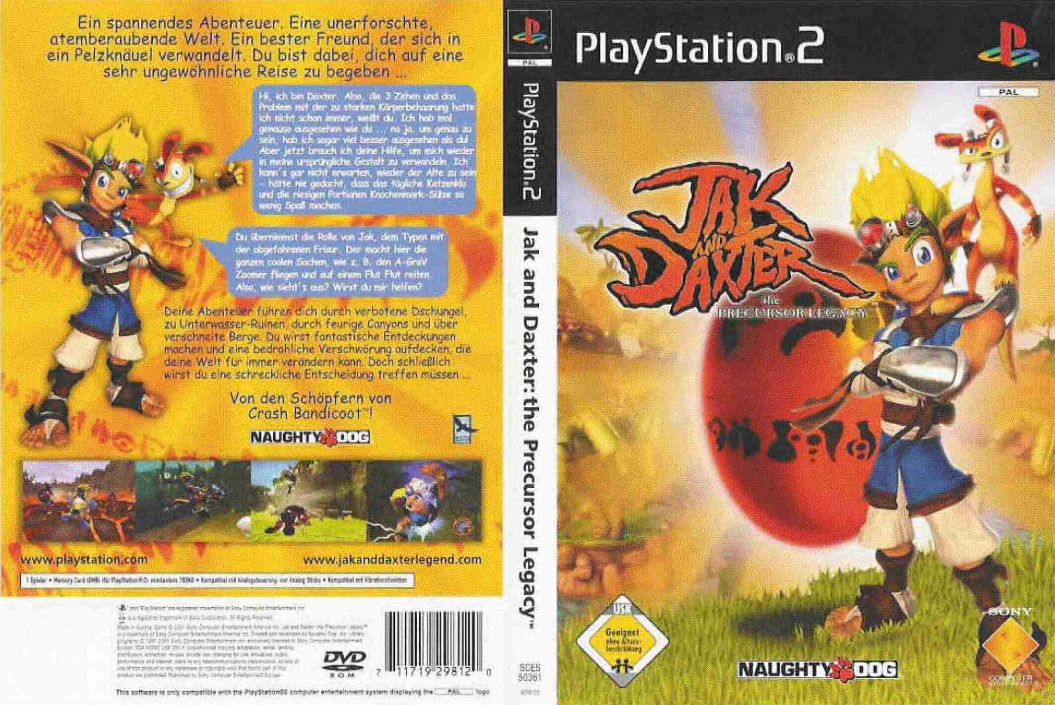 jak and daxter the precursor legacy ps2