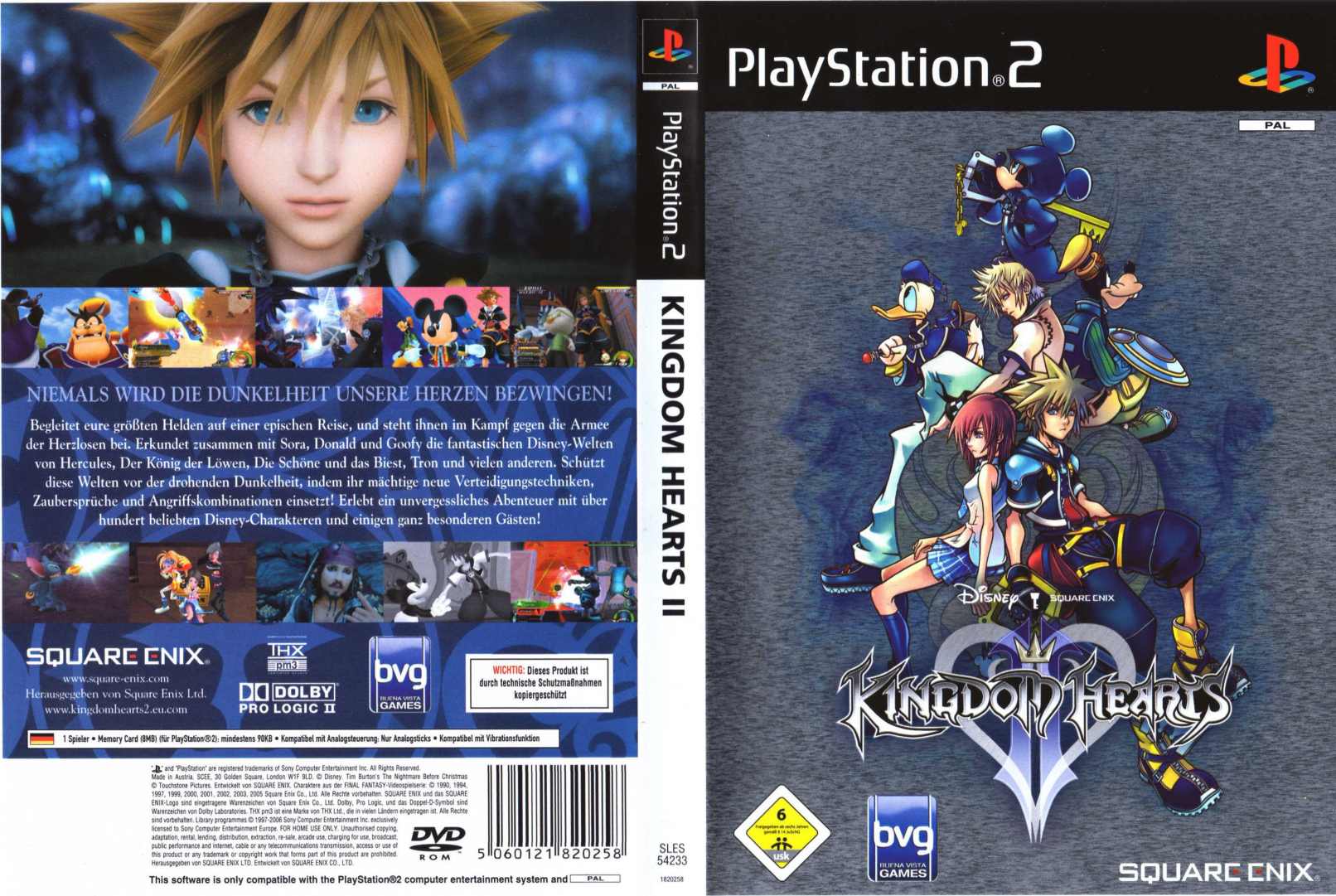  kingdom  hearts  ii d Playstation 2  Covers Cover Century 