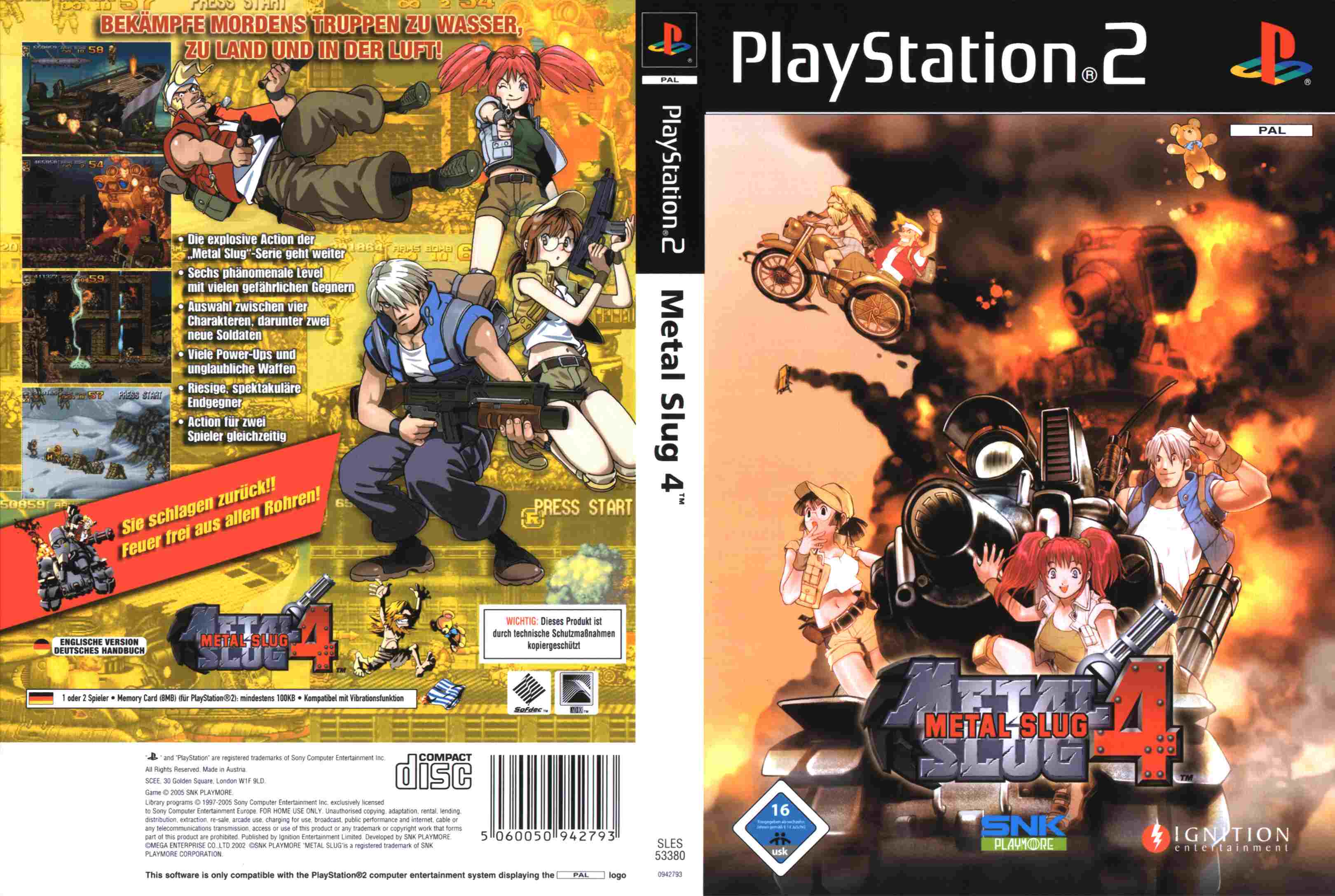 metal slug playstation 2