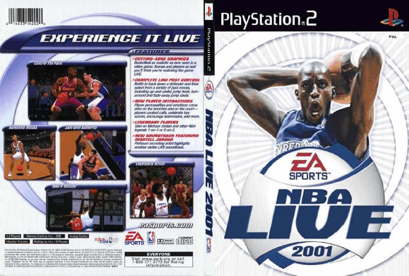 nba live 2001 ps2