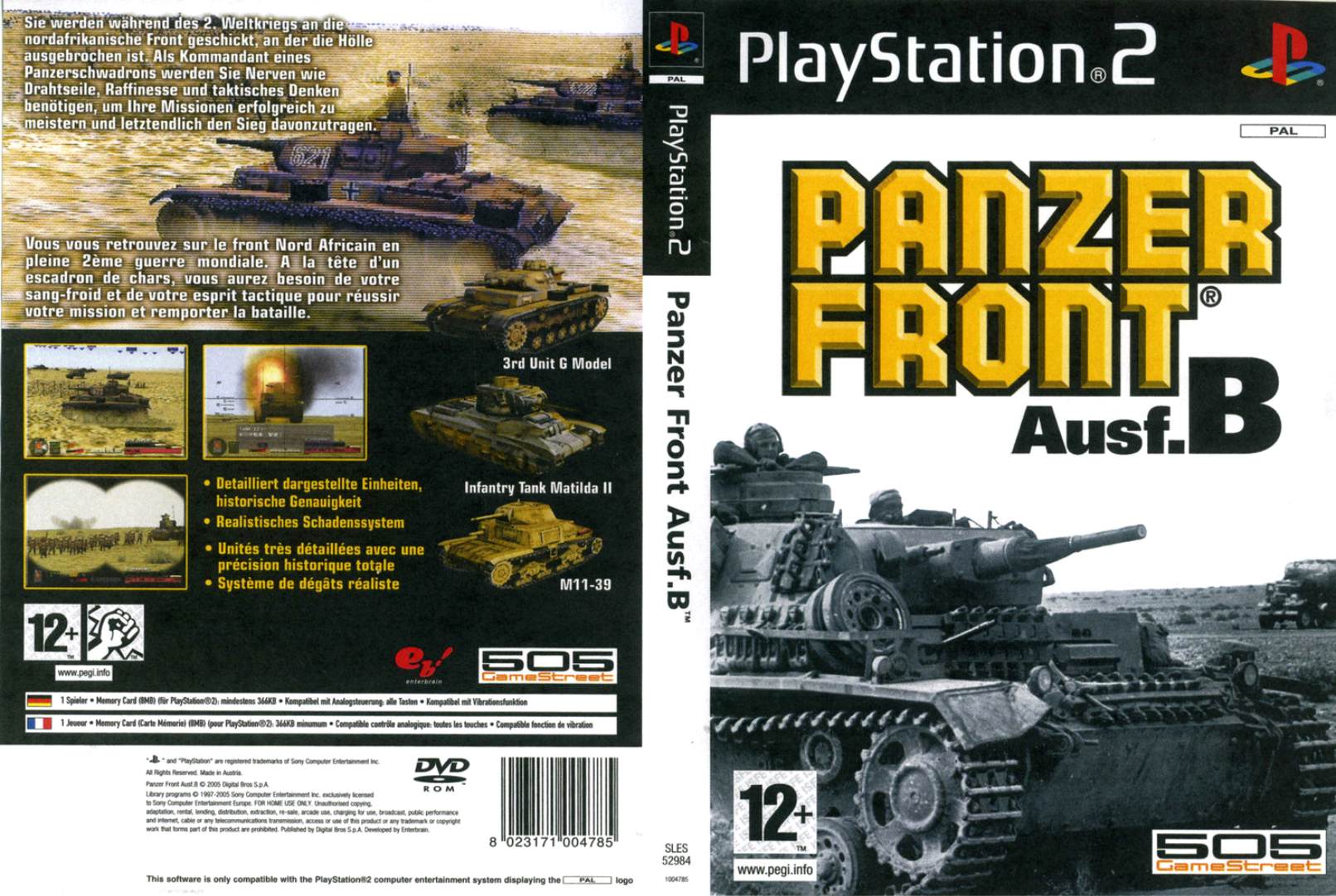 TGDB - Browse - Game - Panzer Front Ausf.B