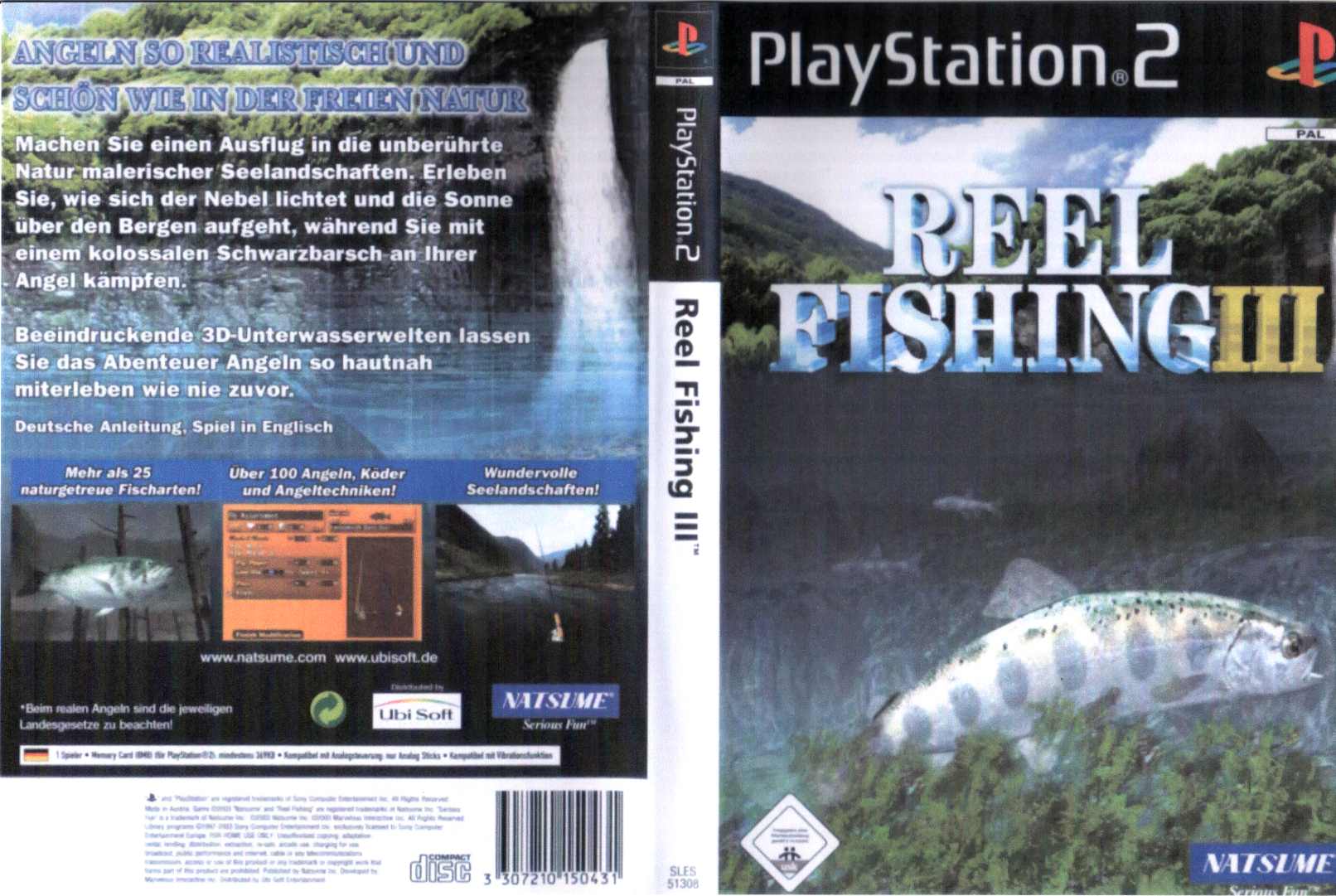 reel fishing 3 Full, Playstation 2 Covers, Cover Century