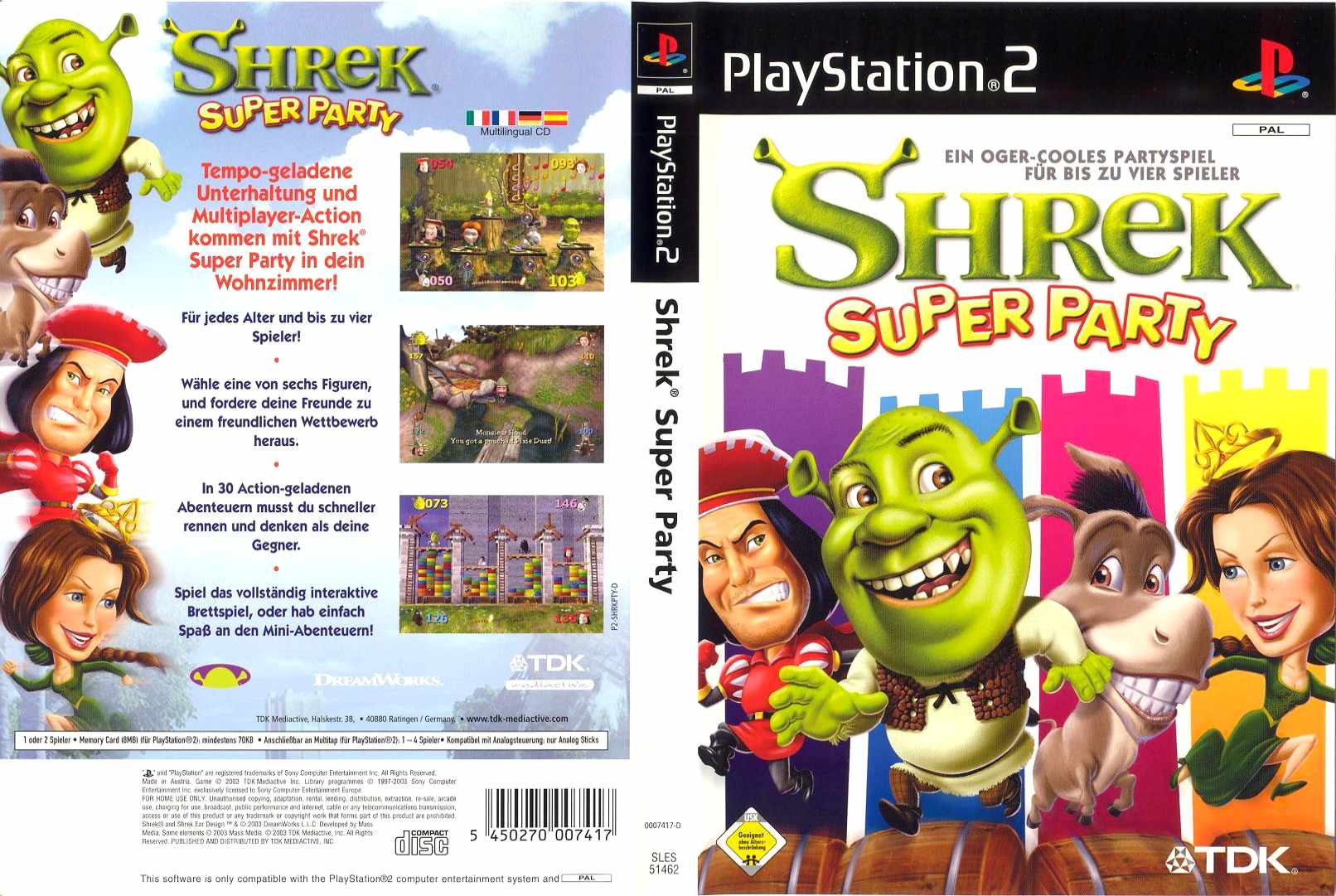 Shrek super party word snake