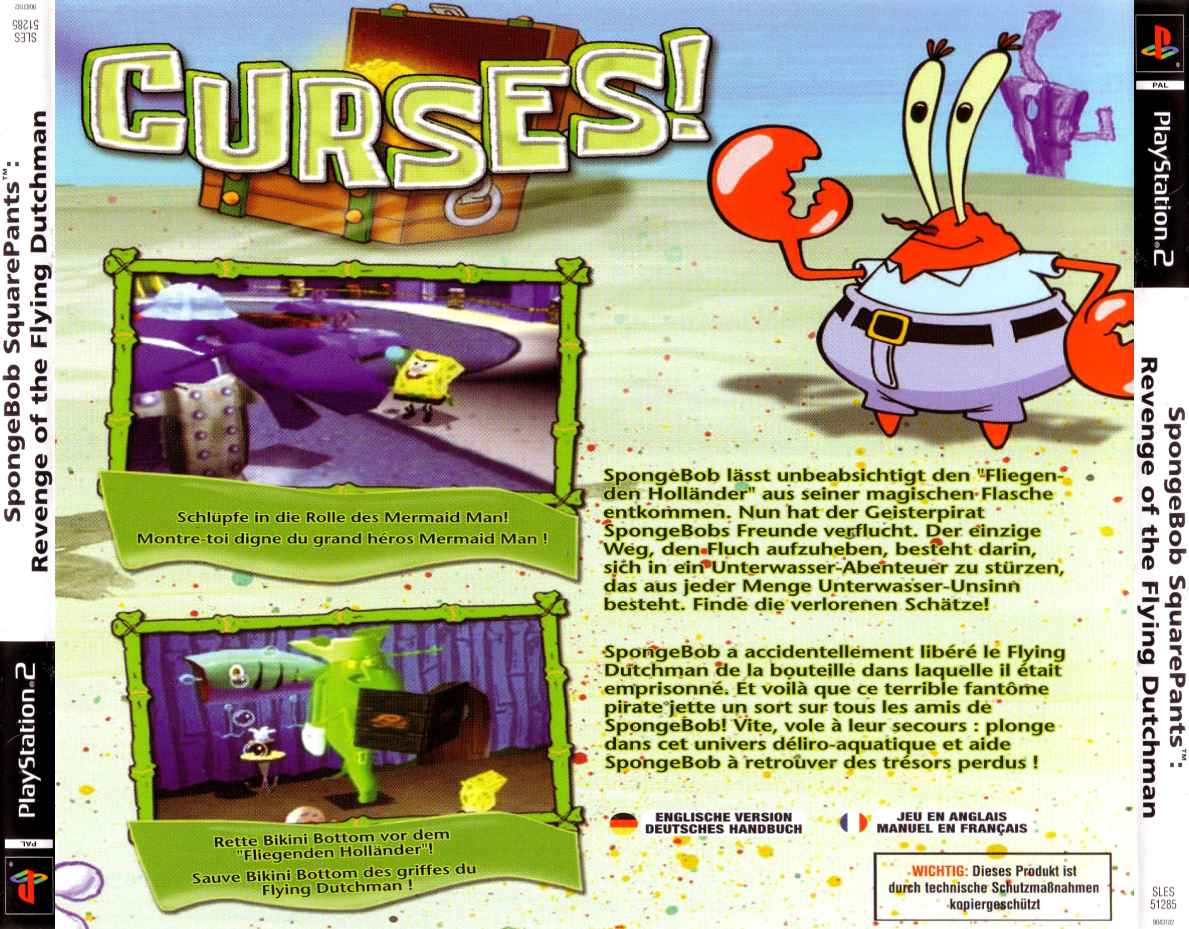 spongebob squarepants revenge of the flying dutchman b