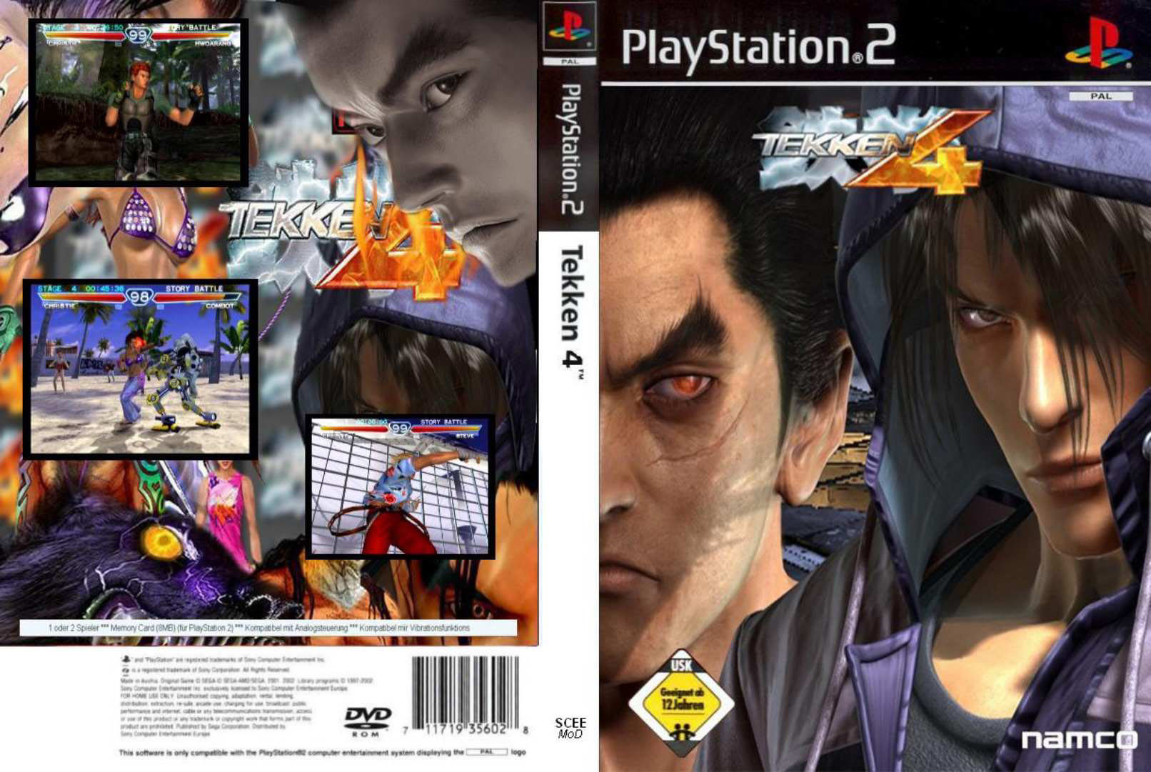 Tekken playstation. Теккен 4. Tekken 4 ps2. PLAYSTATION 2 теккен. Tekken 4 обложка.