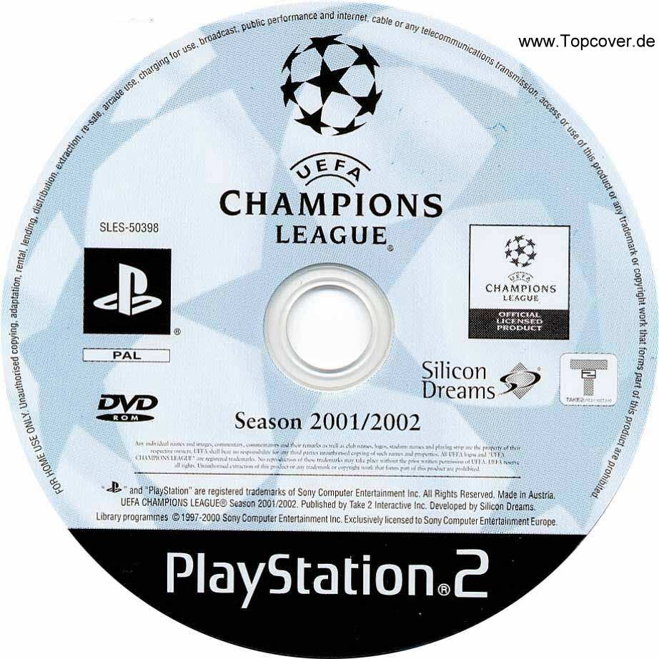 UEFA Champions League Season 2001 2002 PAL(PS2) CD