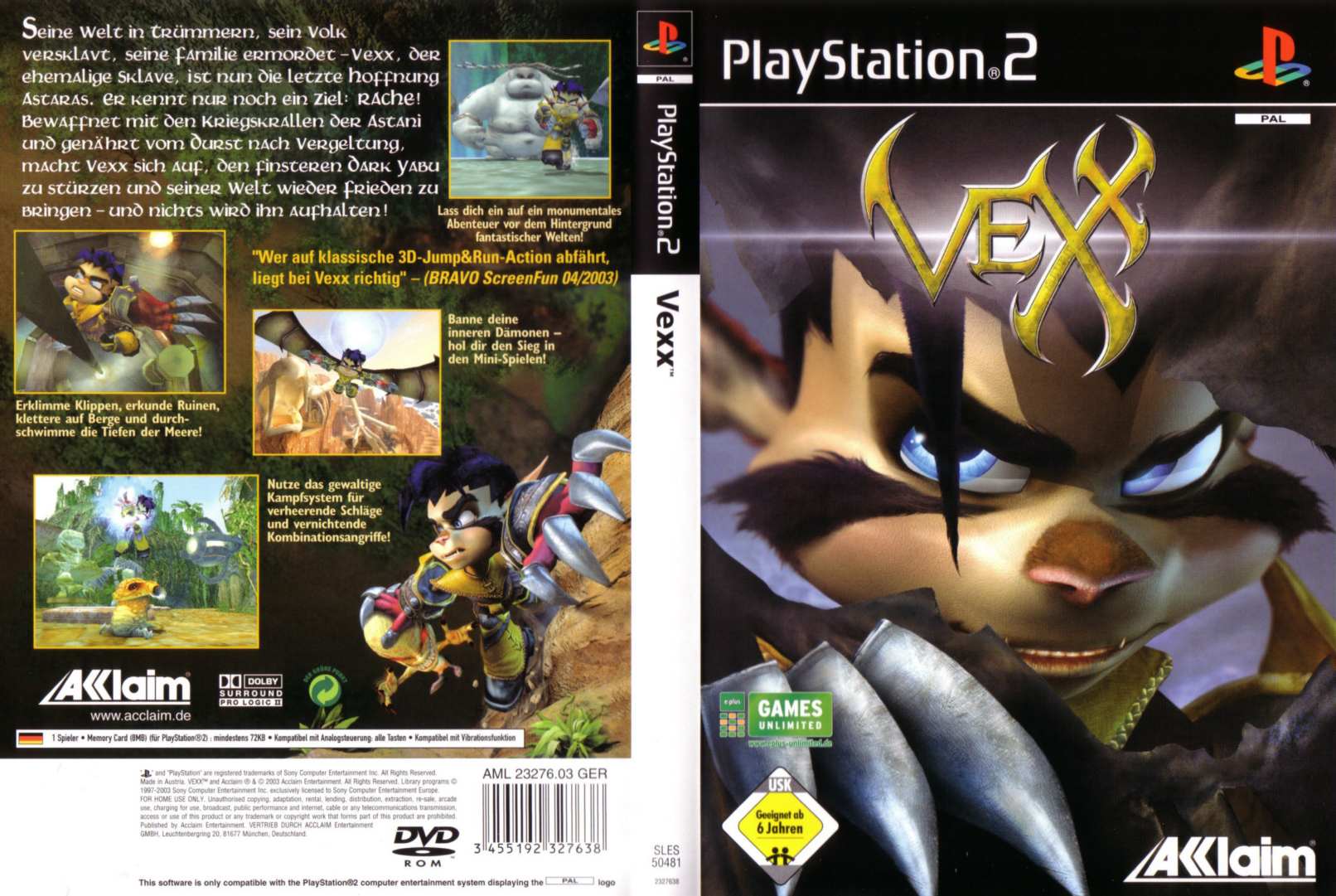 ps2 vexx