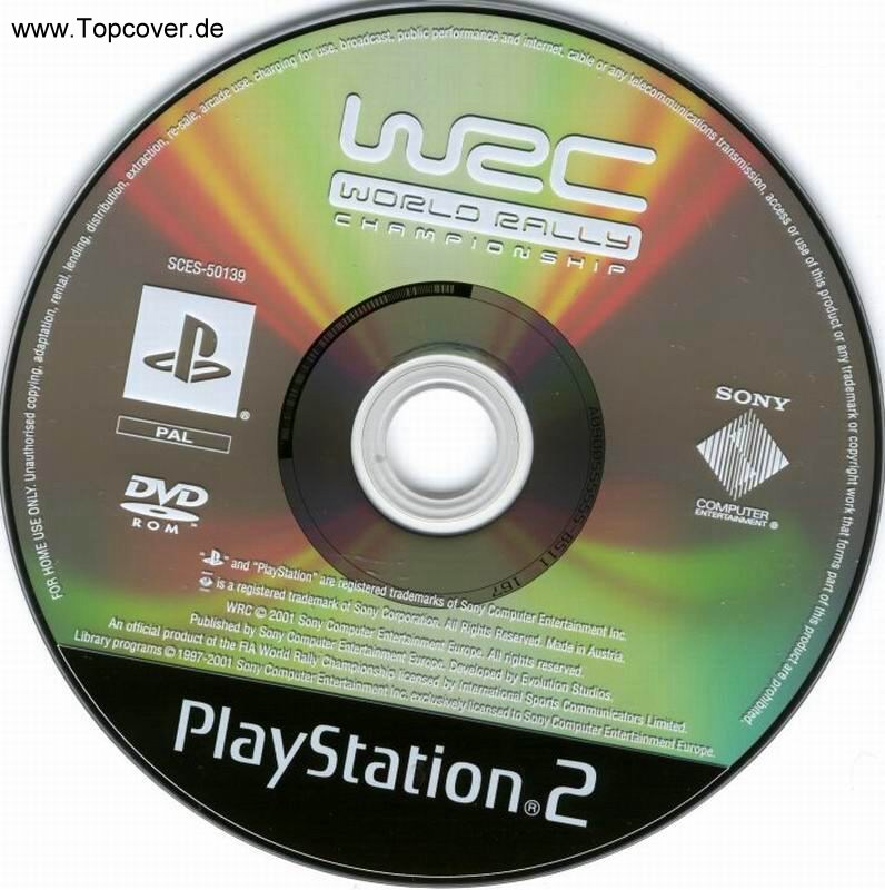 World Rally Championship PAL(PS2) CD