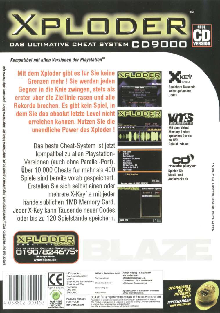 xploder cd9000