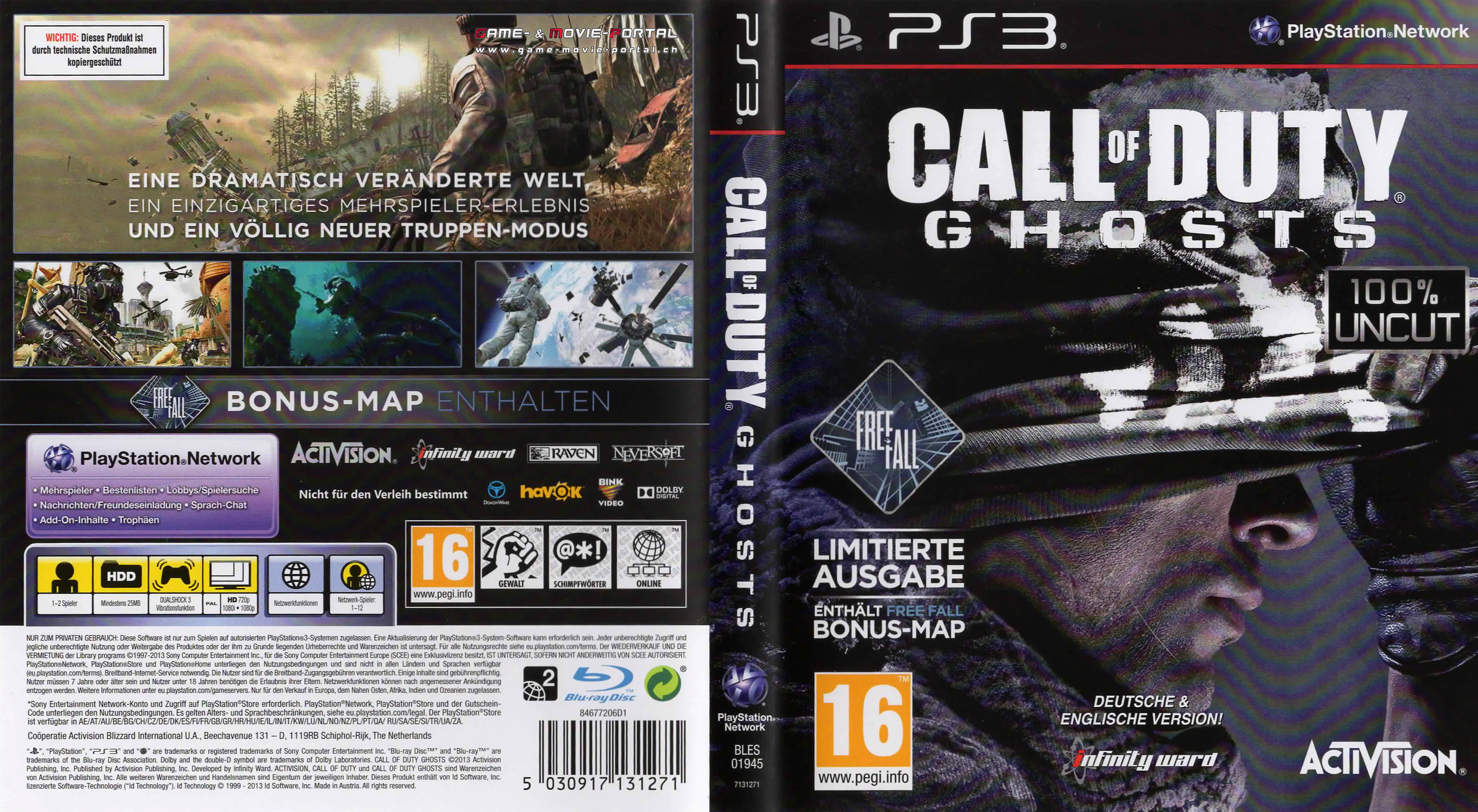 call of duty ghosts ps3