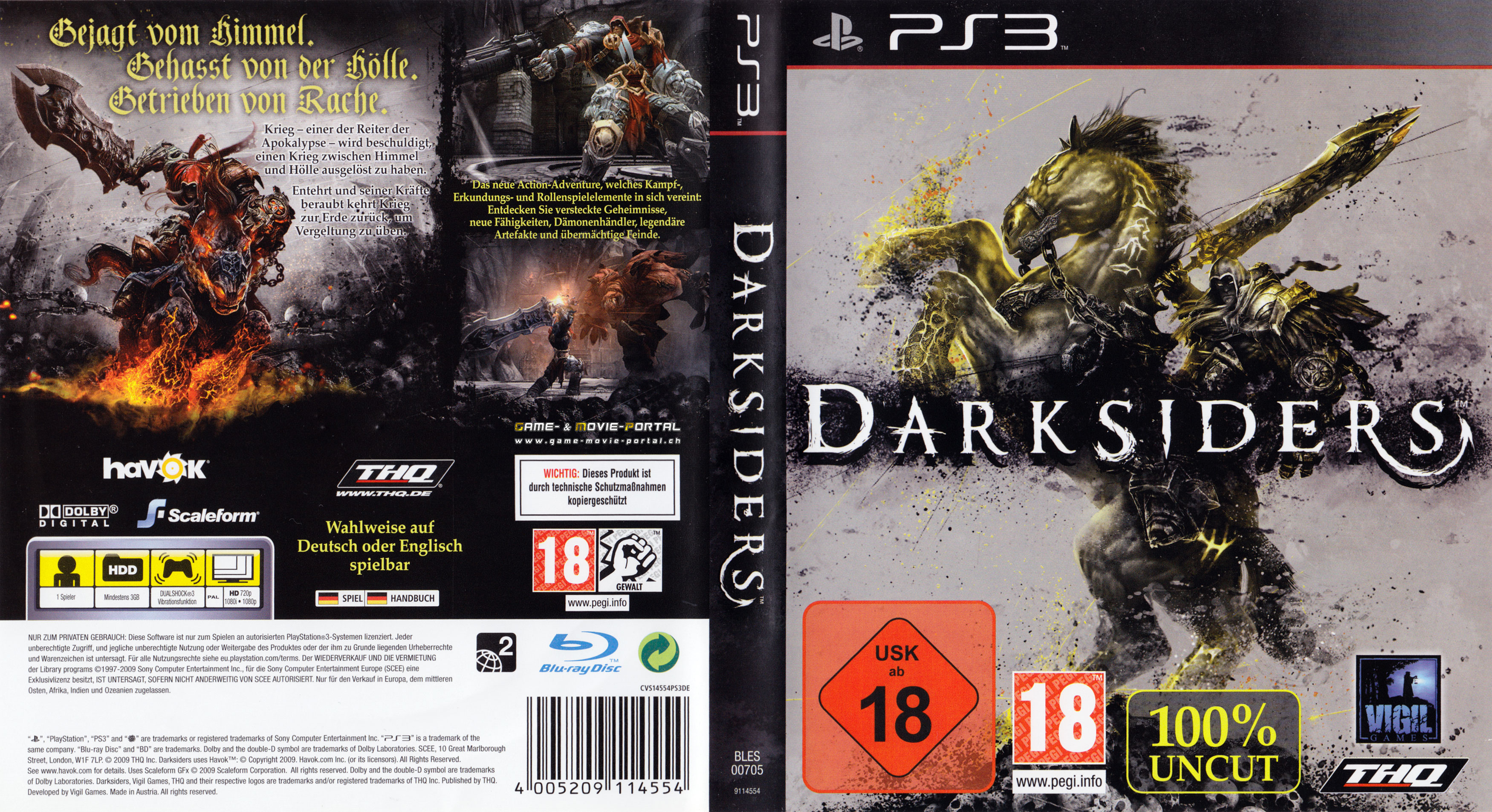 Darksiders Playstation 3 Covers Cover Century Over 500 000 Album Art Covers For Free