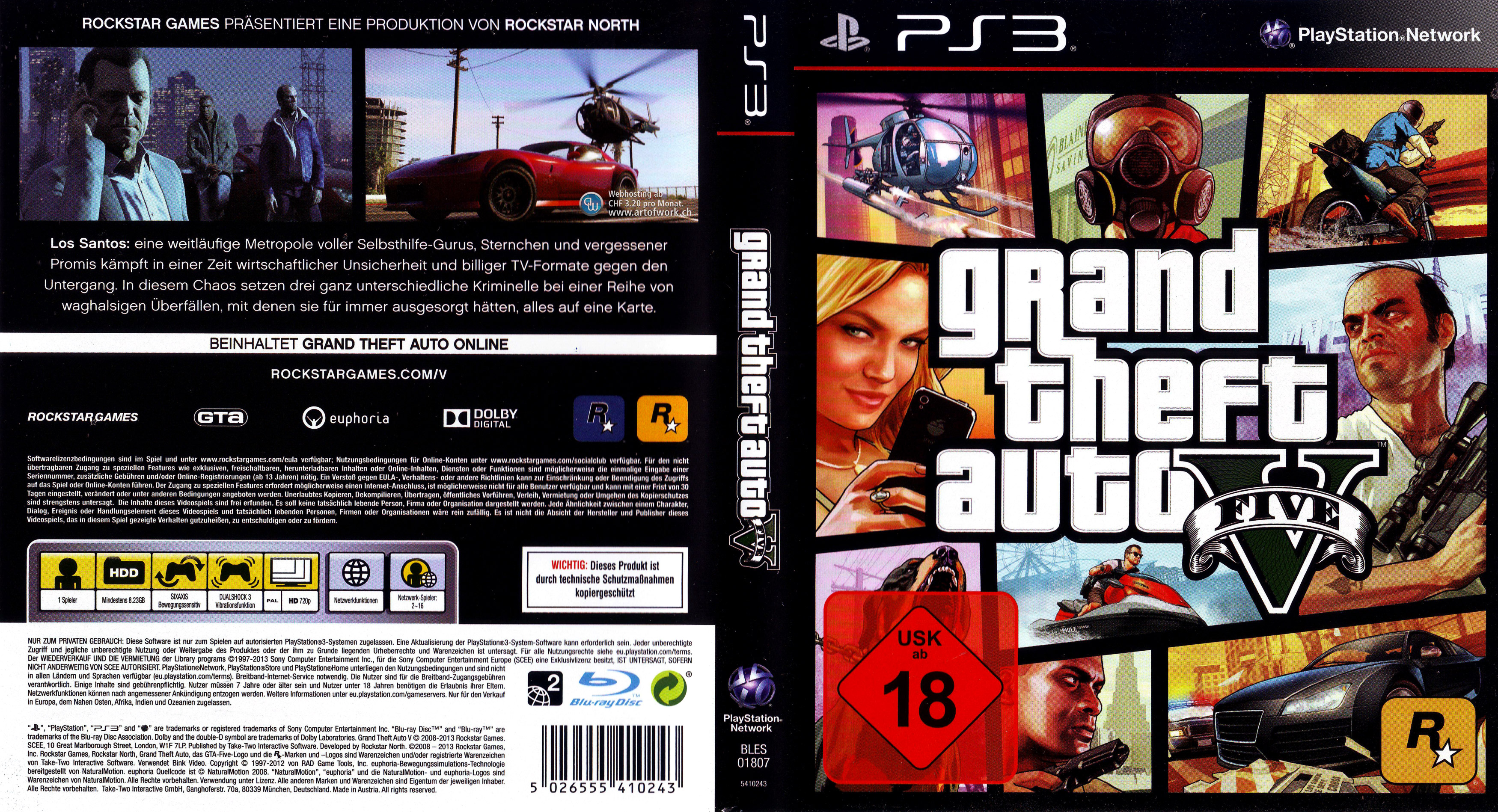 gta 5 back cover