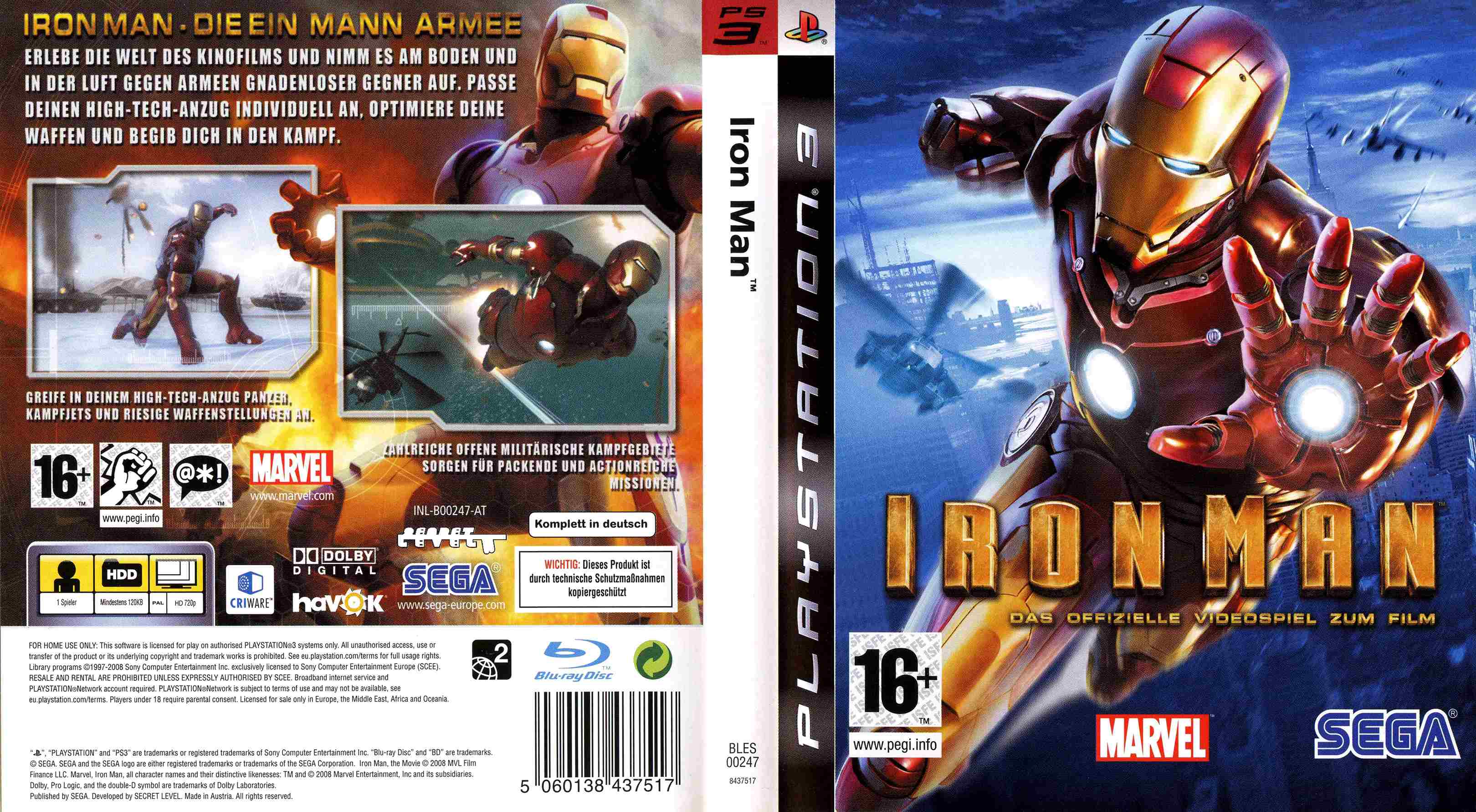 iron man playstation 3