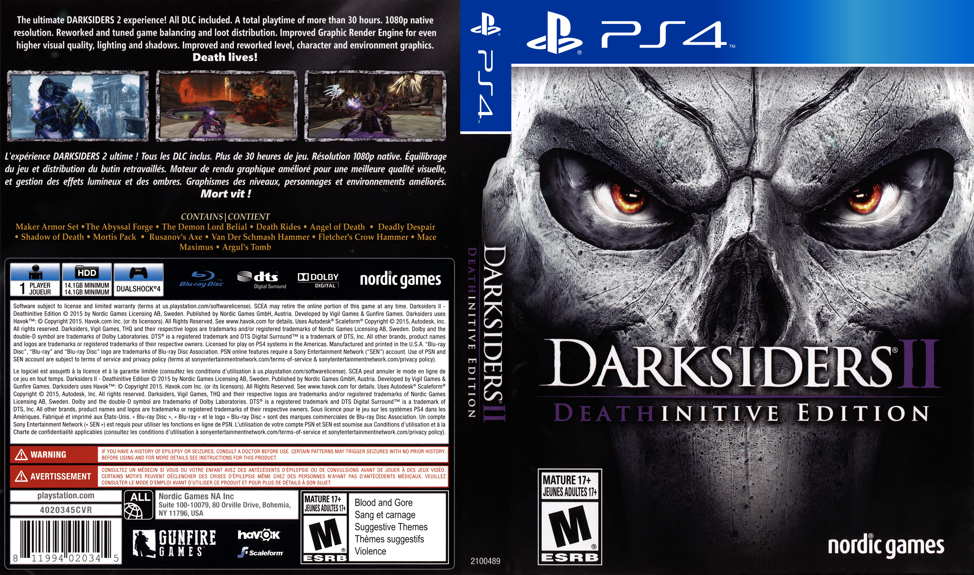 Darksiders Ii Playstation 4 Covers Cover Century Over 500 000 Album Art Covers For Free