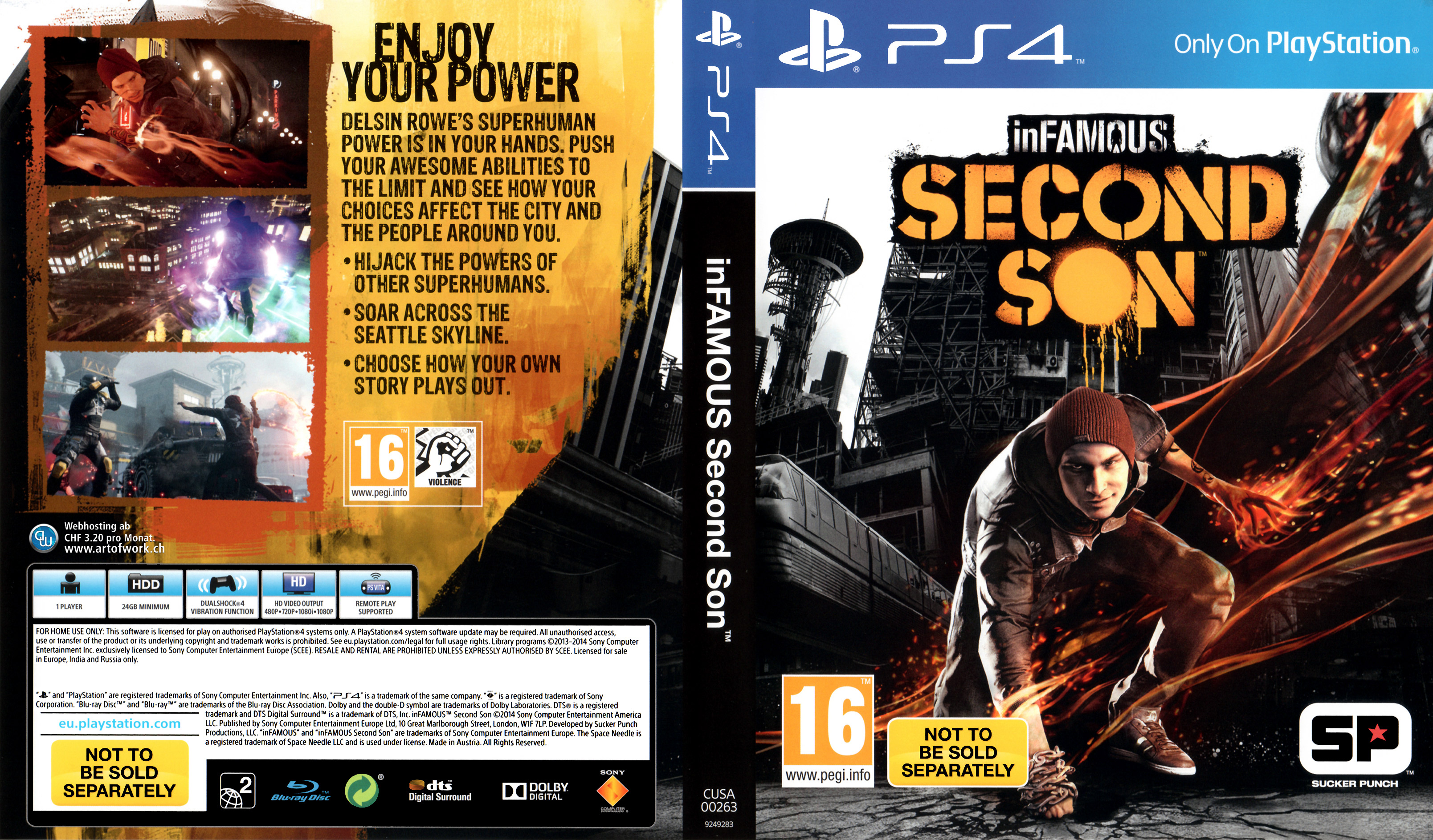 infamous second son esrb