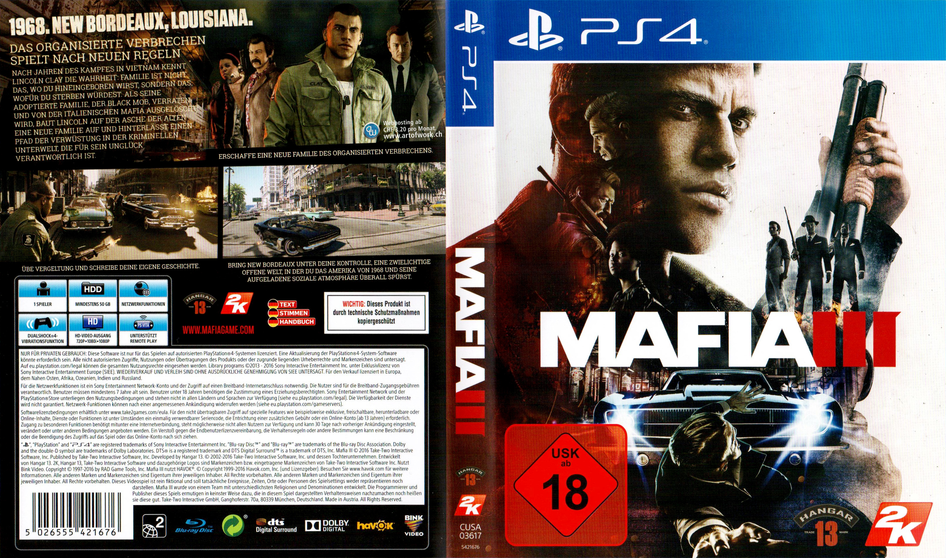 Mafia 3 For Playstation 4 Discount, 55% OFF www.cremascota.com 