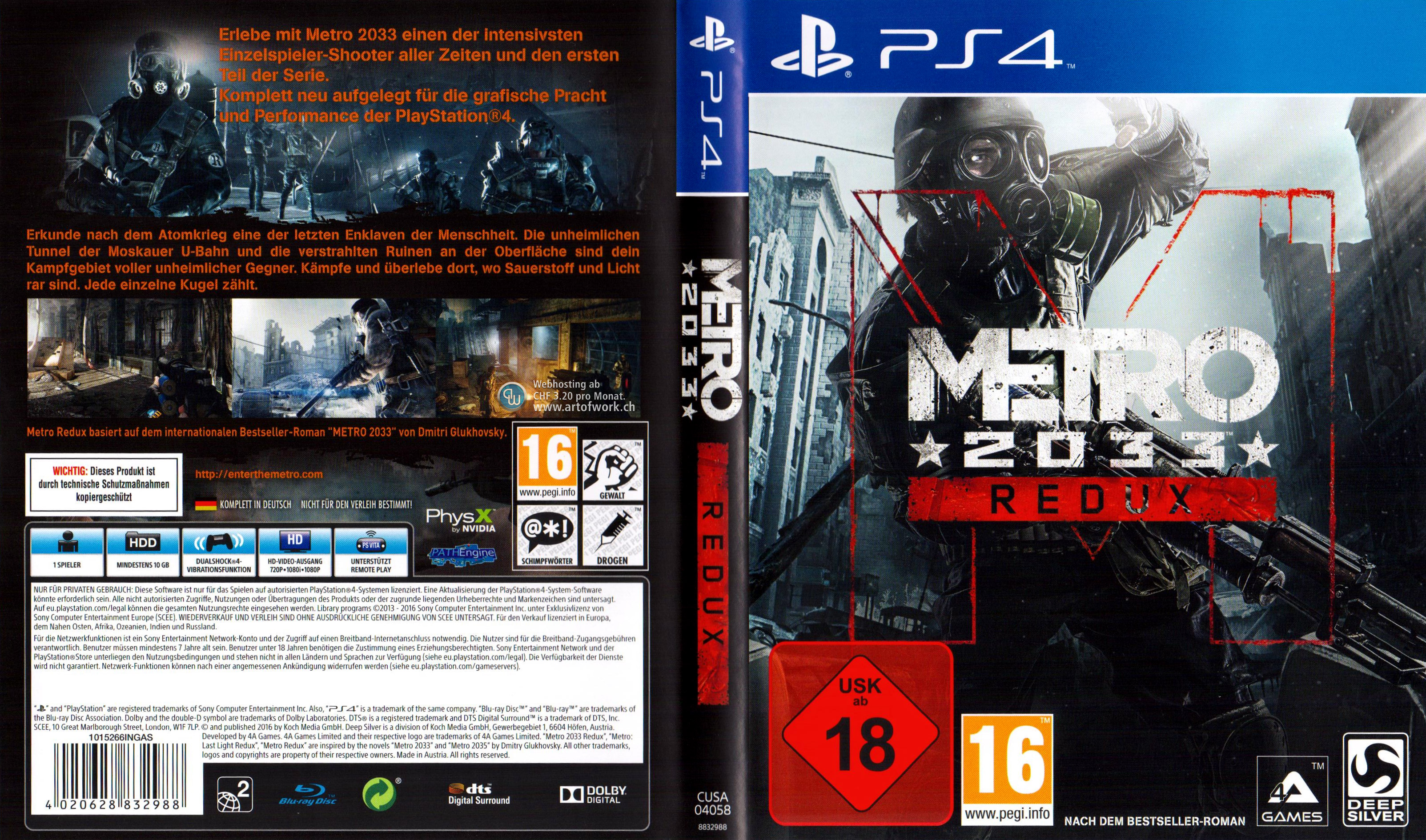 Metro 2033 Redux Ключ Купить